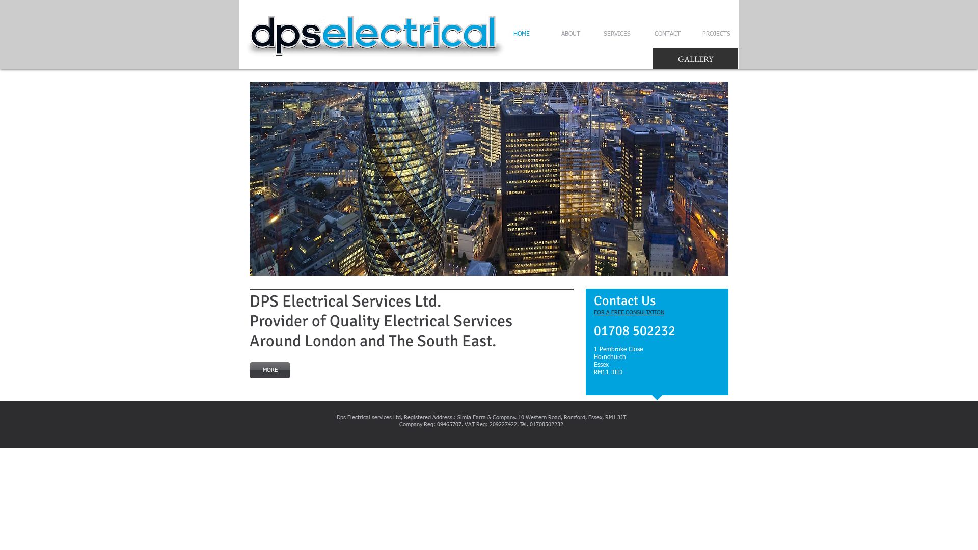 Webseitenstatus dpselectrical.london ist   ONLINE