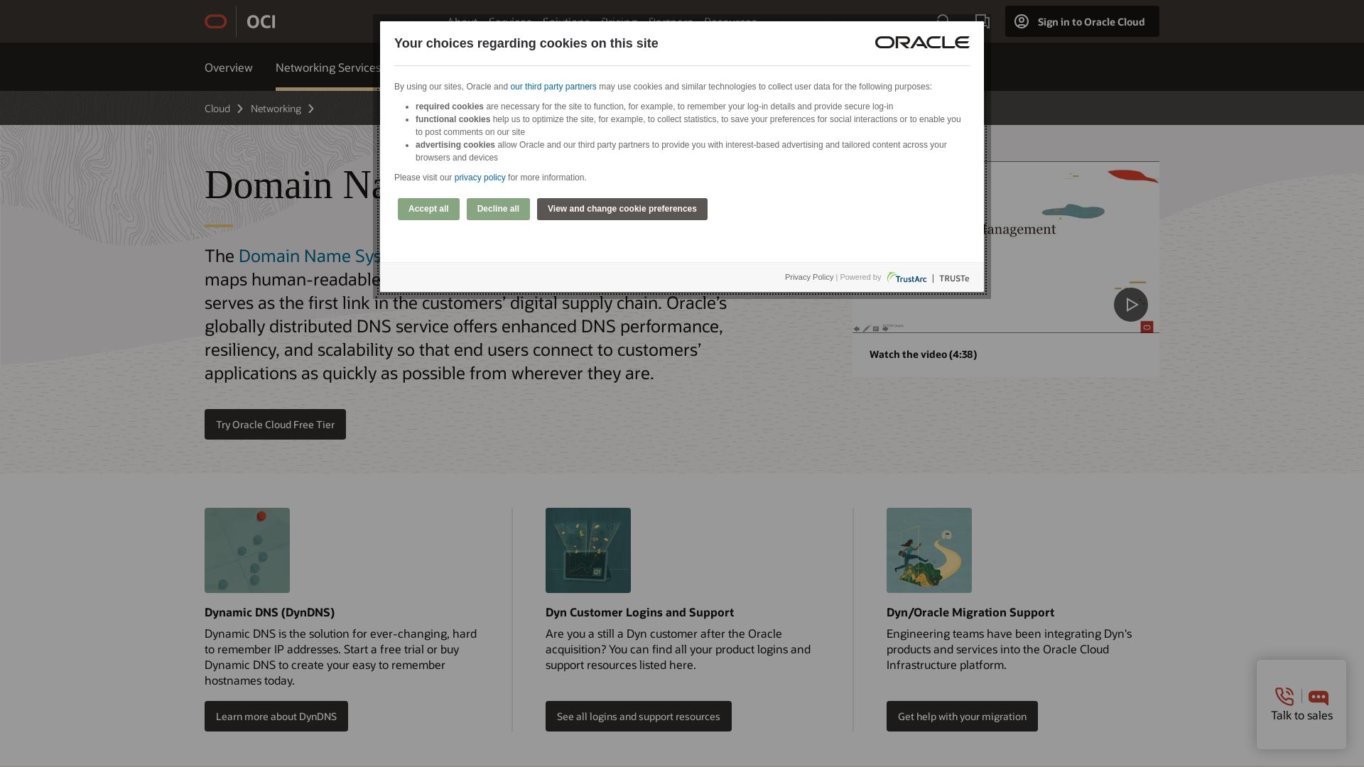 Webseitenstatus dyn.com ist   ONLINE