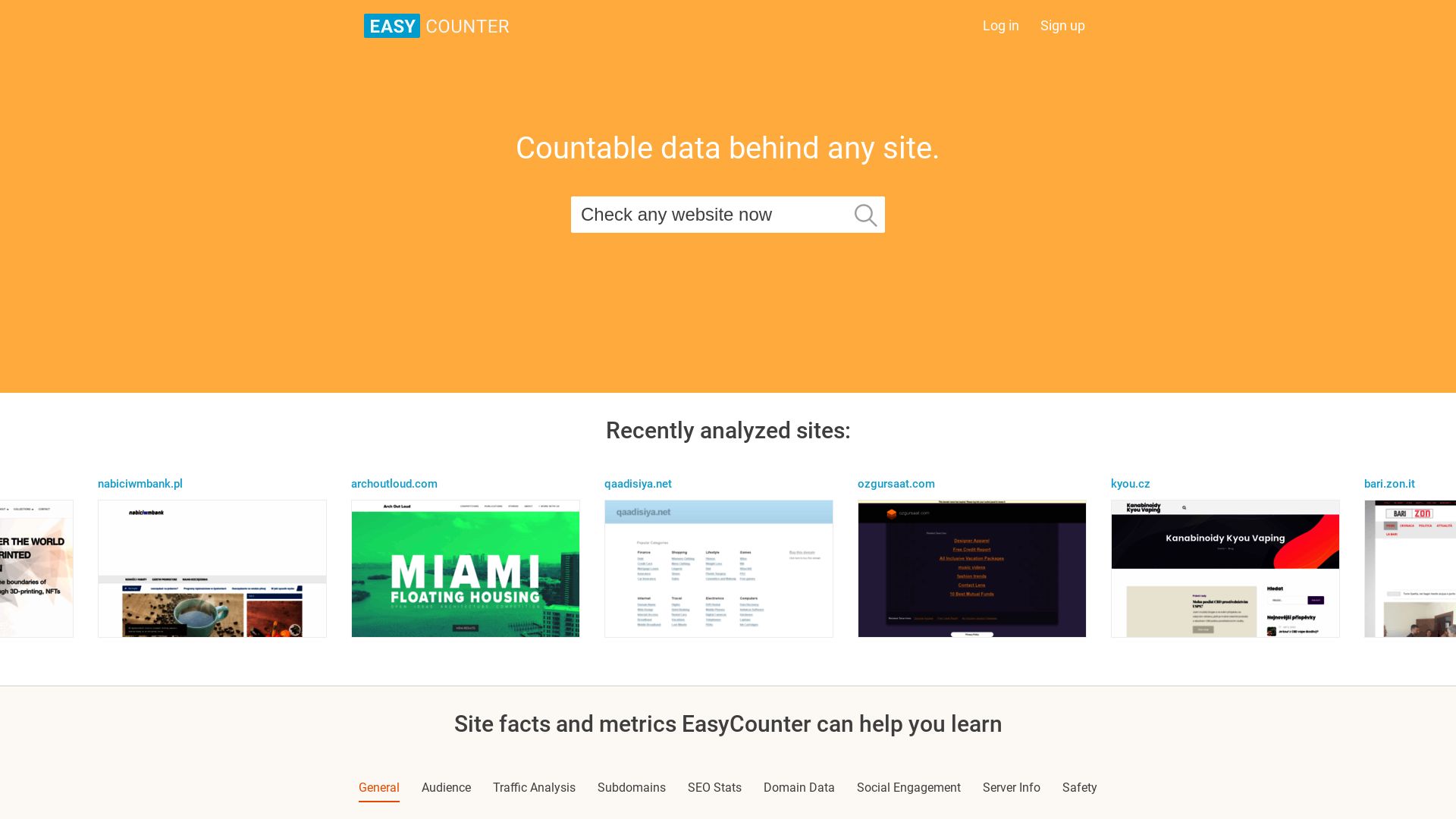 Webseitenstatus easycounter.com ist   ONLINE