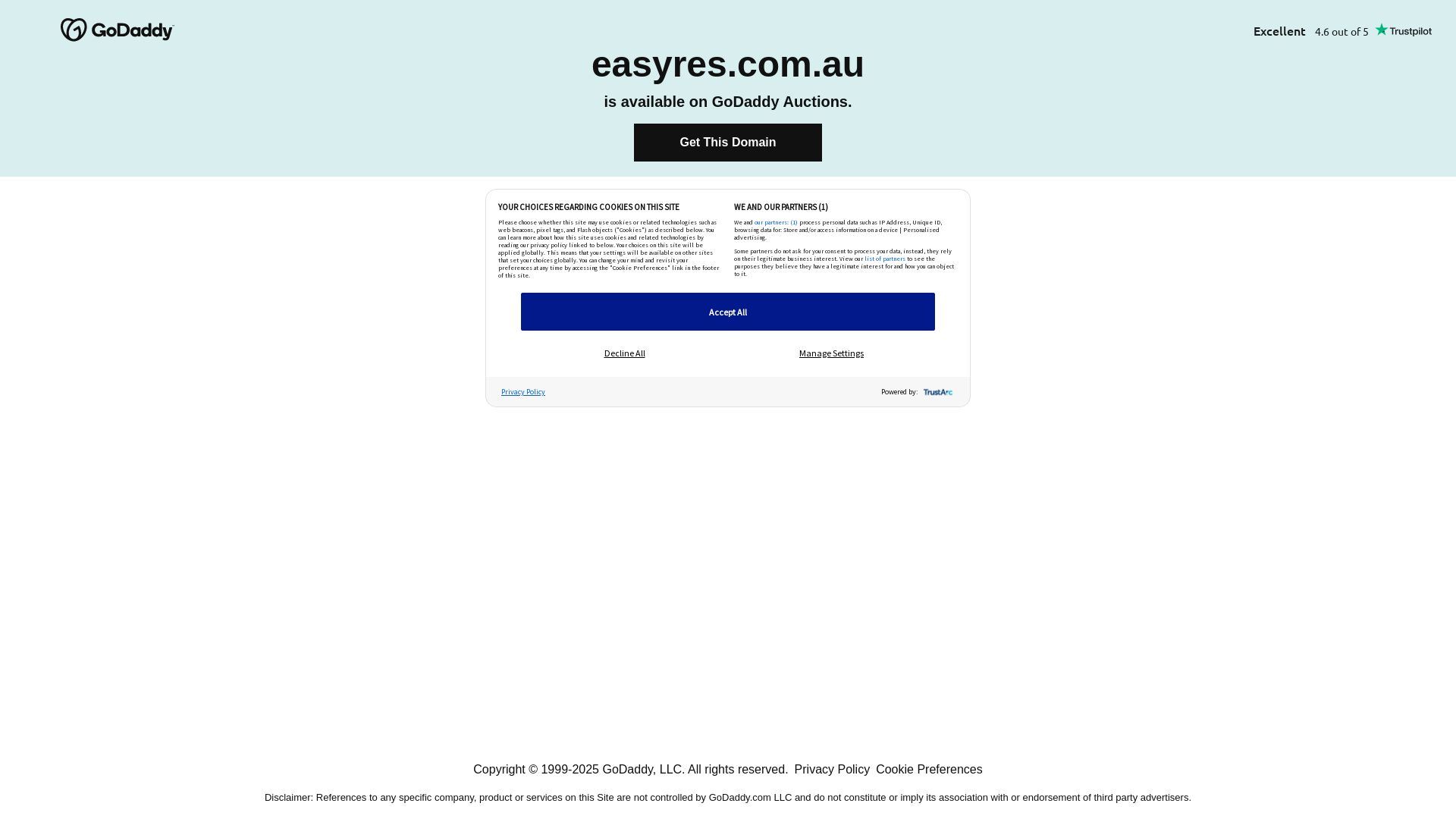Webseitenstatus easyres.com.au ist   ONLINE