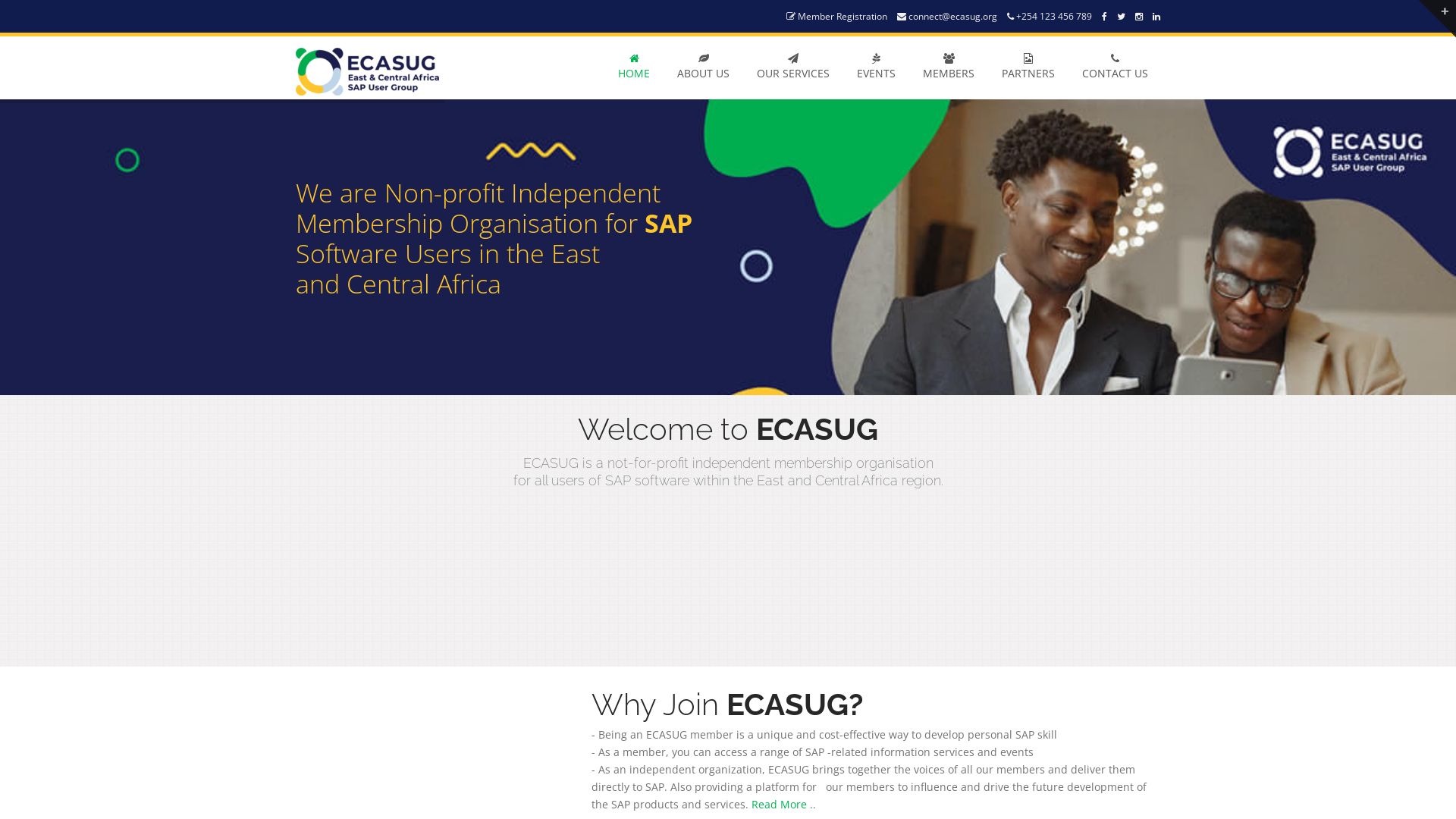 Webseitenstatus ecasug.org ist   ONLINE