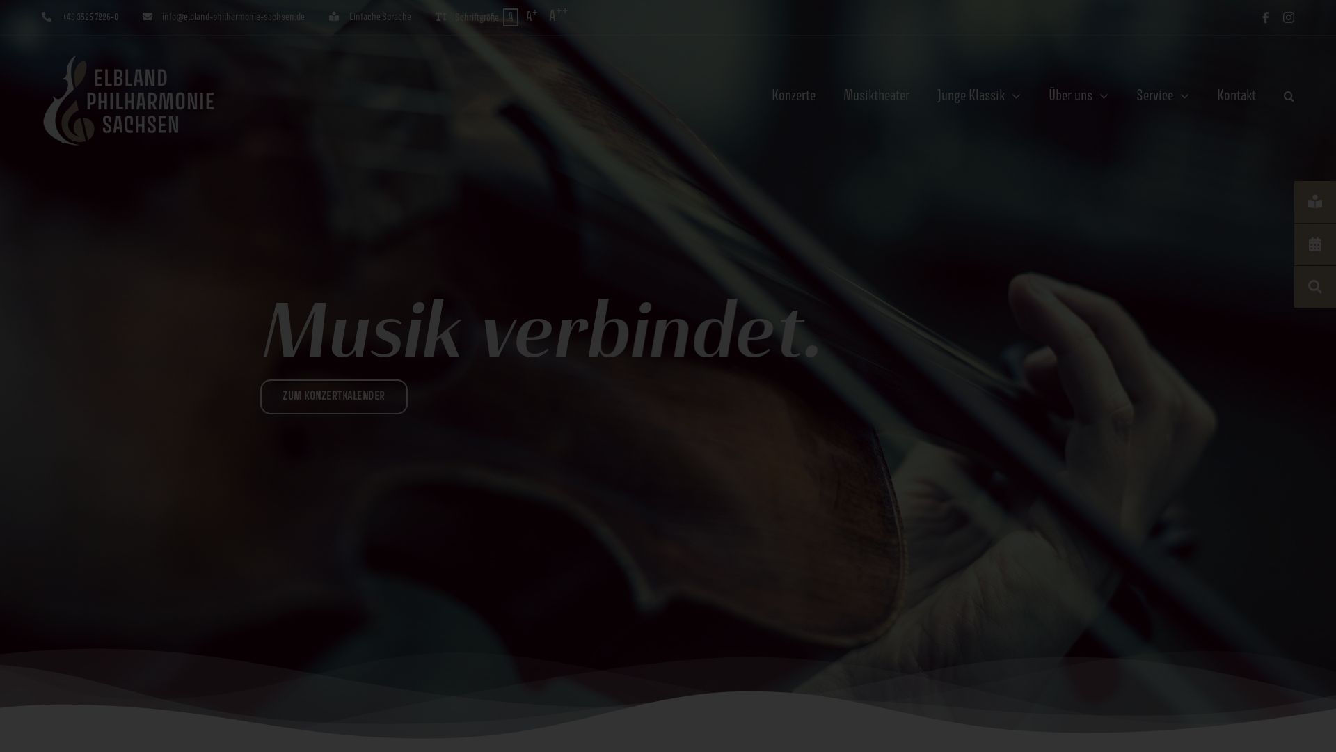 Webseitenstatus elbland-philharmonie-sachsen.de ist   ONLINE