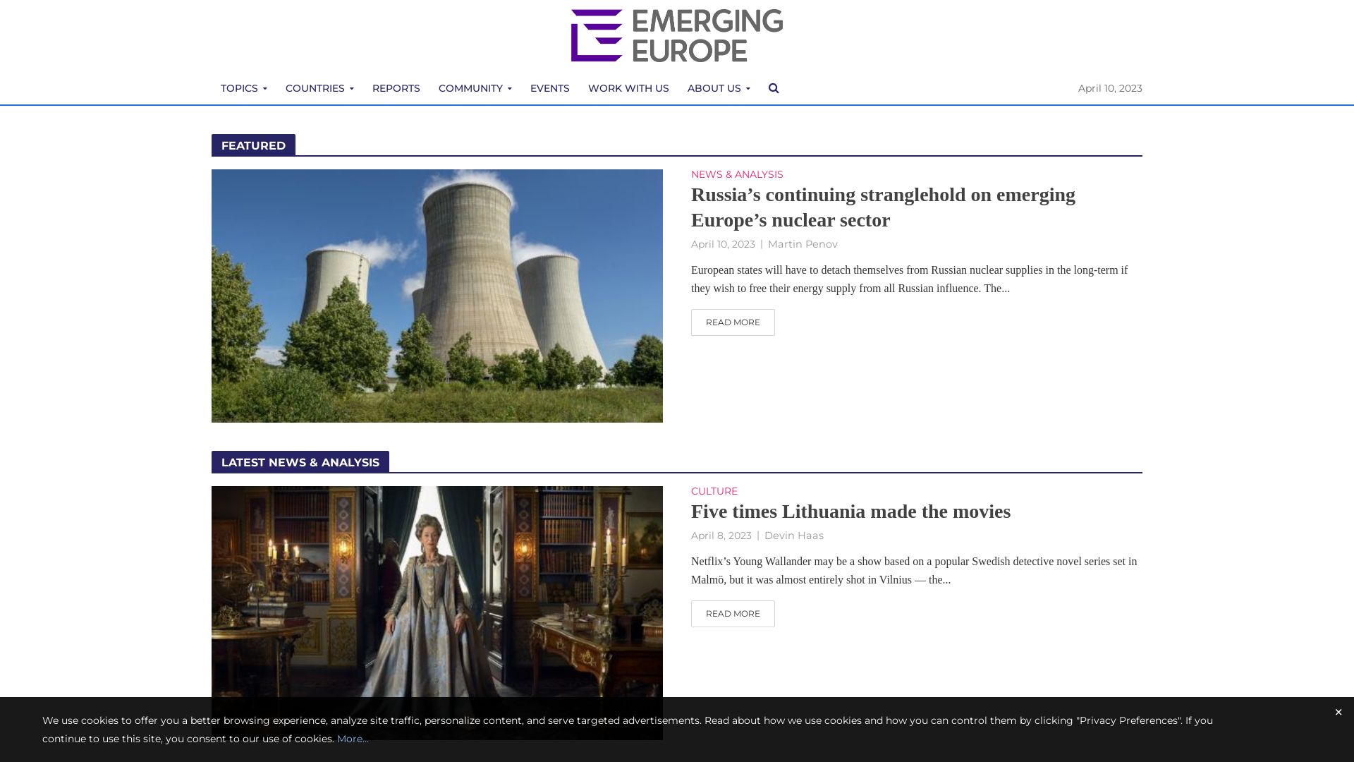 Webseitenstatus emerging-europe.com ist   ONLINE