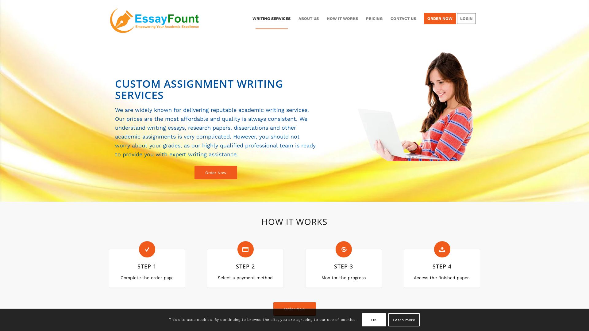 Webseitenstatus essayfount.com ist   ONLINE