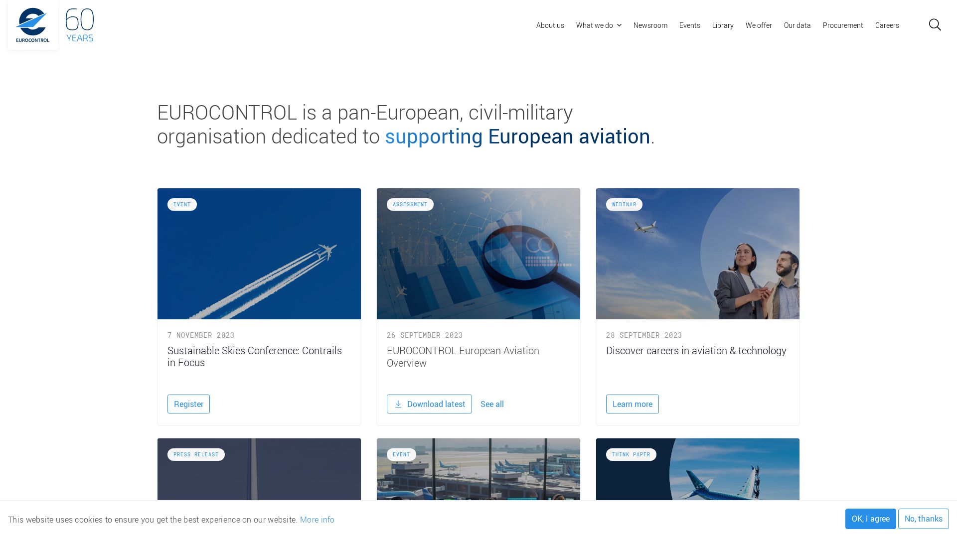 Webseitenstatus eurocontrol.int ist   ONLINE