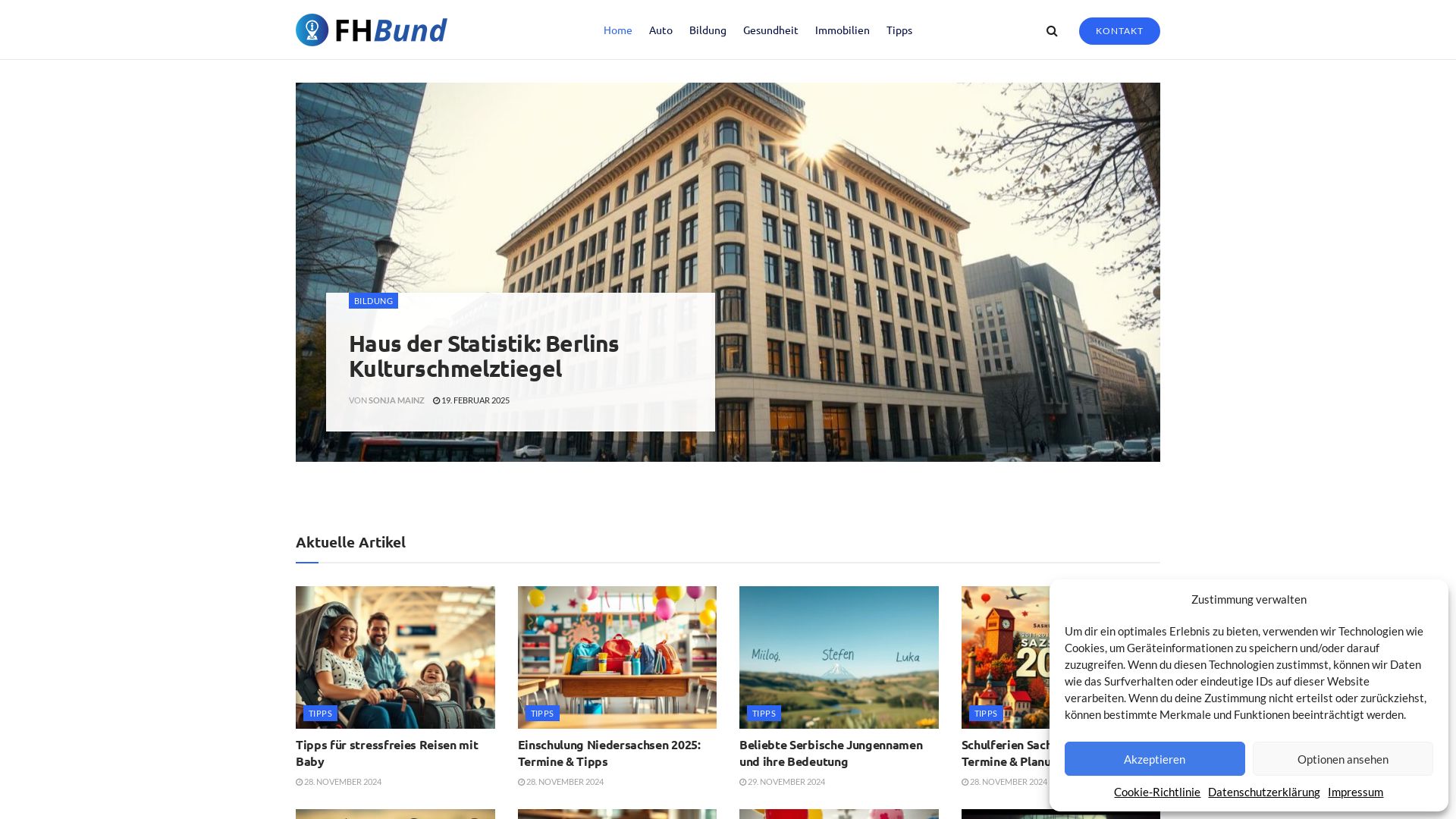 Webseitenstatus fhbund.de ist   ONLINE
