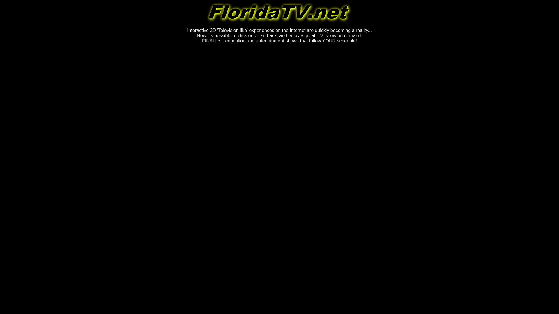 Webseitenstatus floridatv.net ist   ONLINE