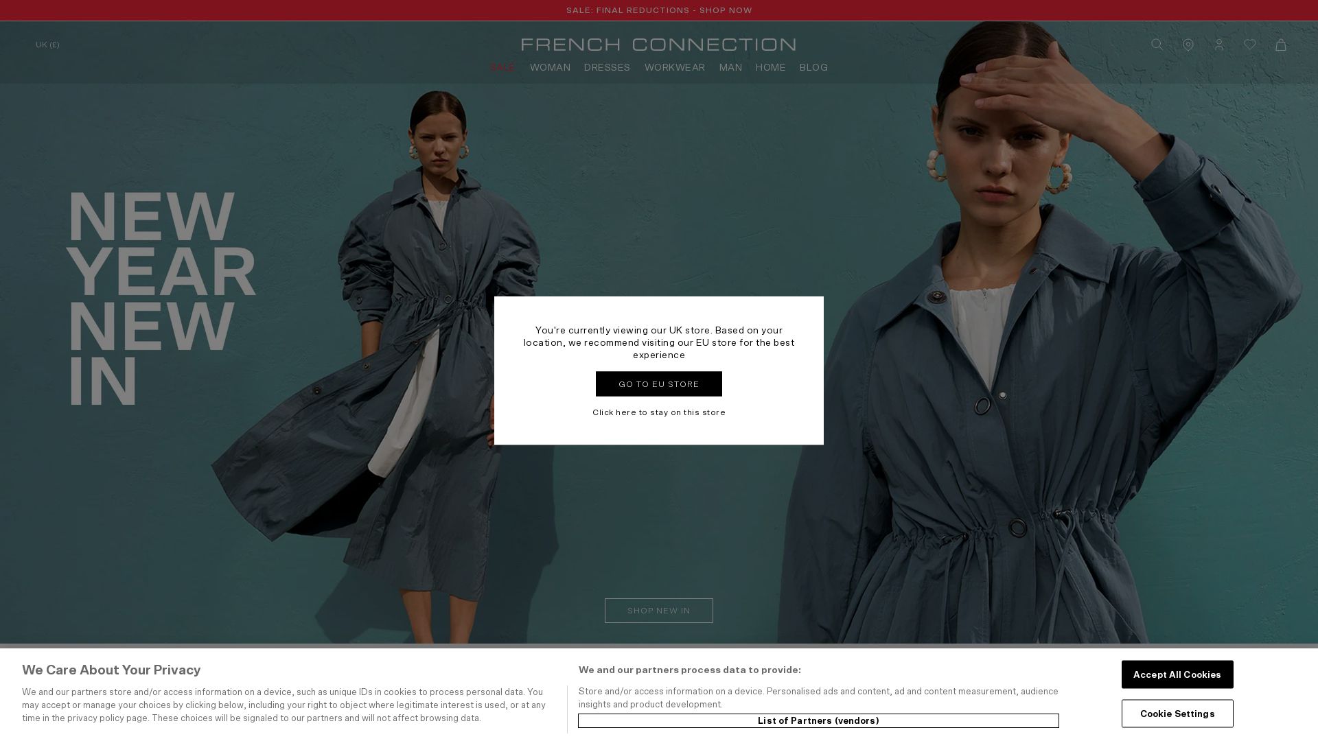 Webseitenstatus frenchconnection.com ist   ONLINE
