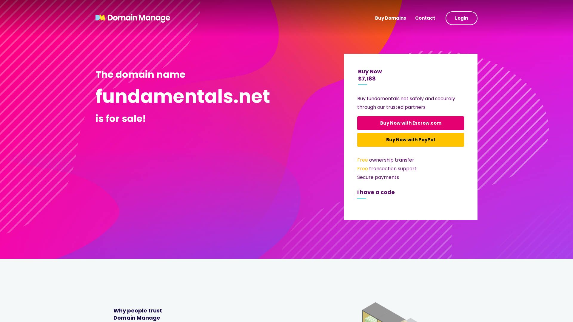 Webseitenstatus fundamentals.net ist   ONLINE