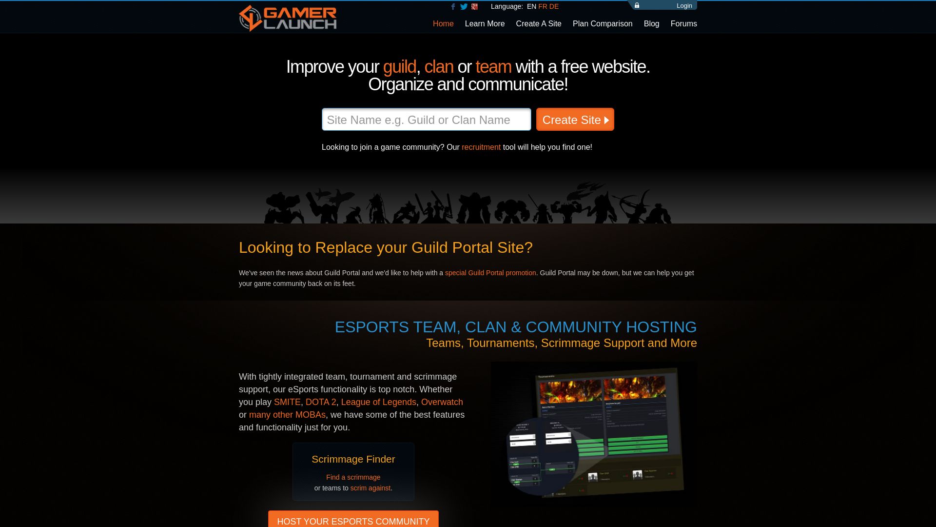 Webseitenstatus gamerlaunch.com ist   ONLINE