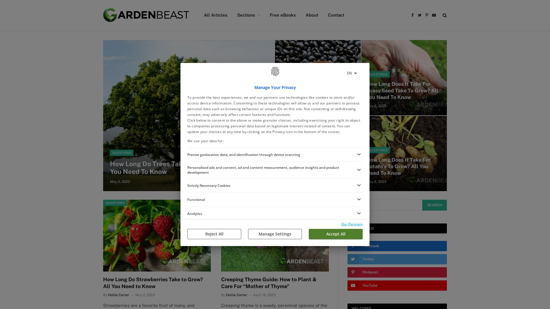 Webseitenstatus gardenbeast.com ist   ONLINE