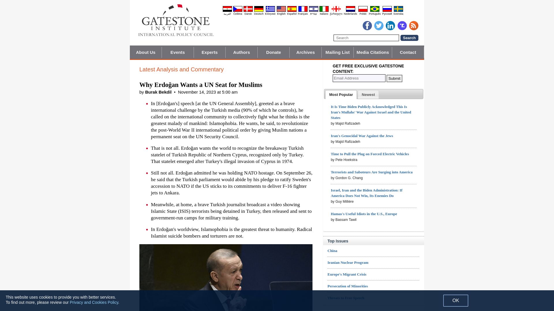 Webseitenstatus gatestoneinstitute.org ist   ONLINE