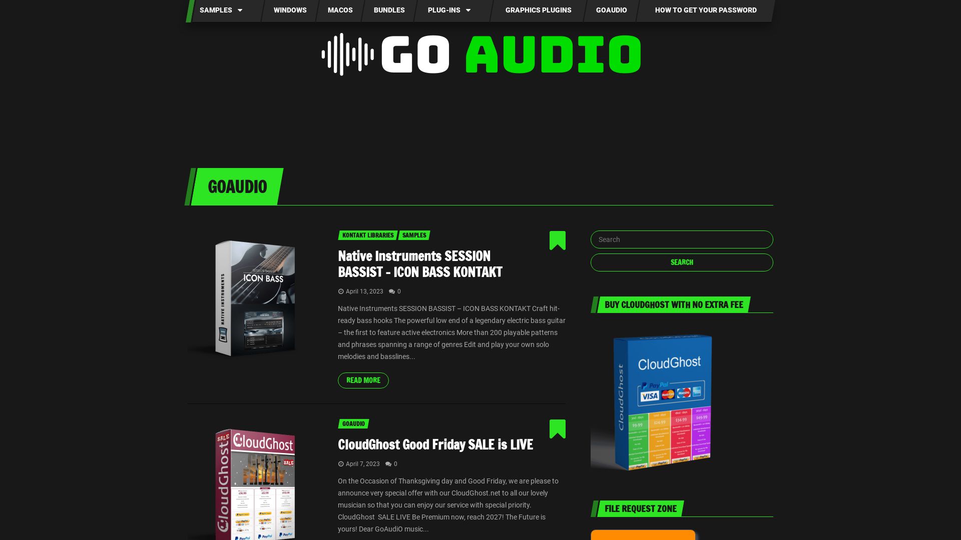 Webseitenstatus goaudio.cc ist   ONLINE