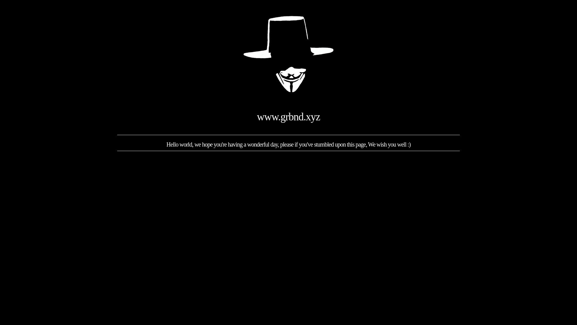 Webseitenstatus grbnd.xyz ist   ONLINE