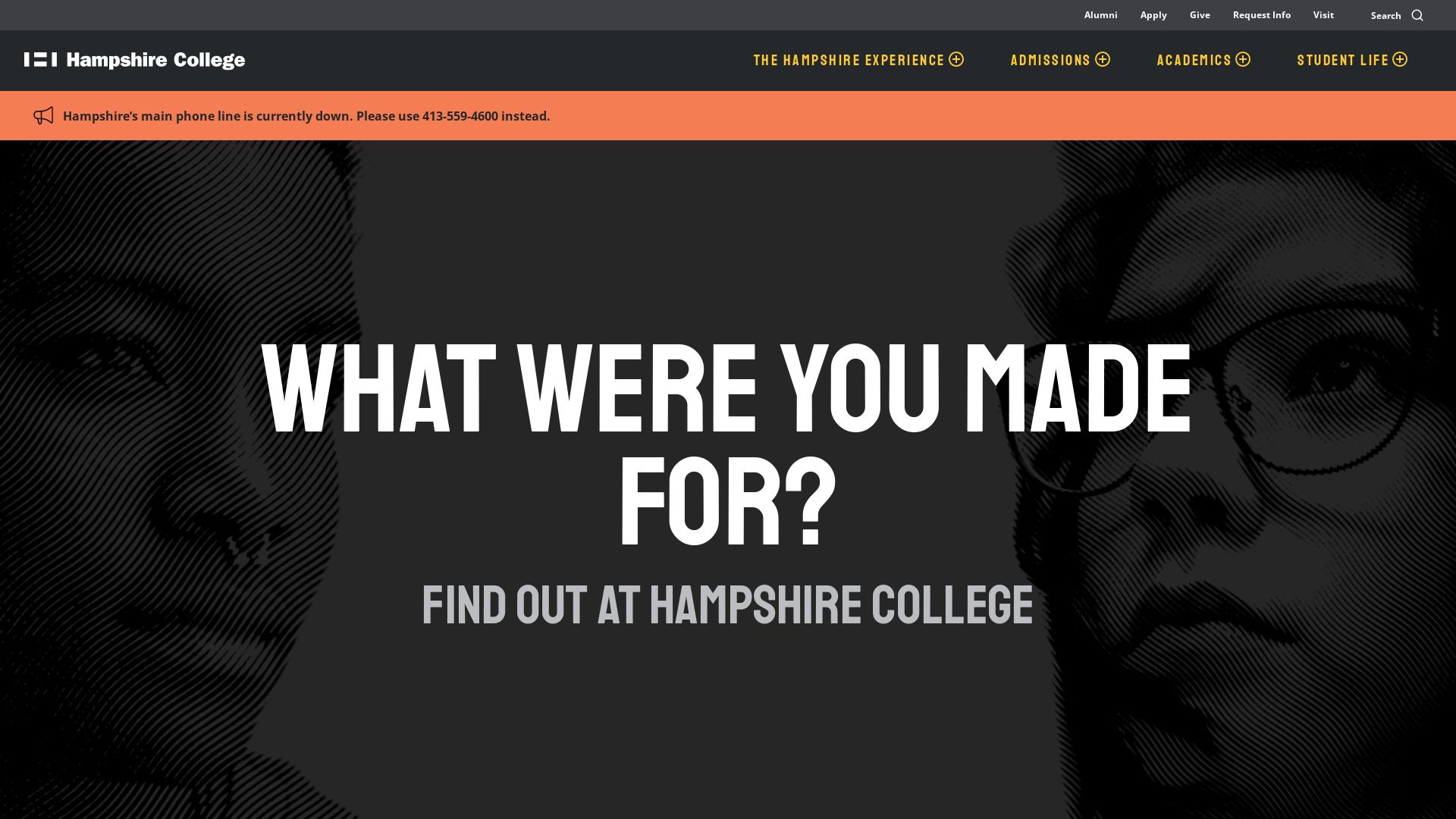Webseitenstatus hampshire.edu ist   ONLINE