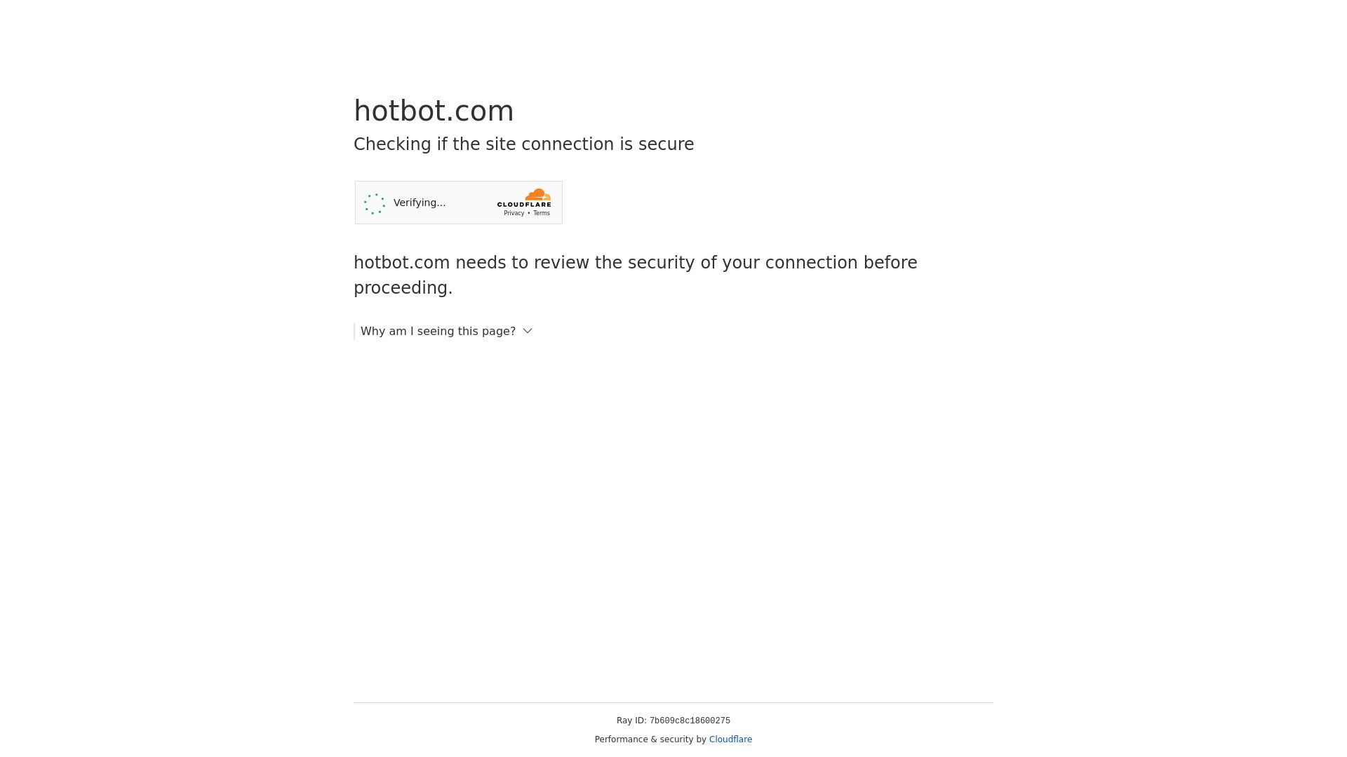 Webseitenstatus hotbot.com ist   ONLINE