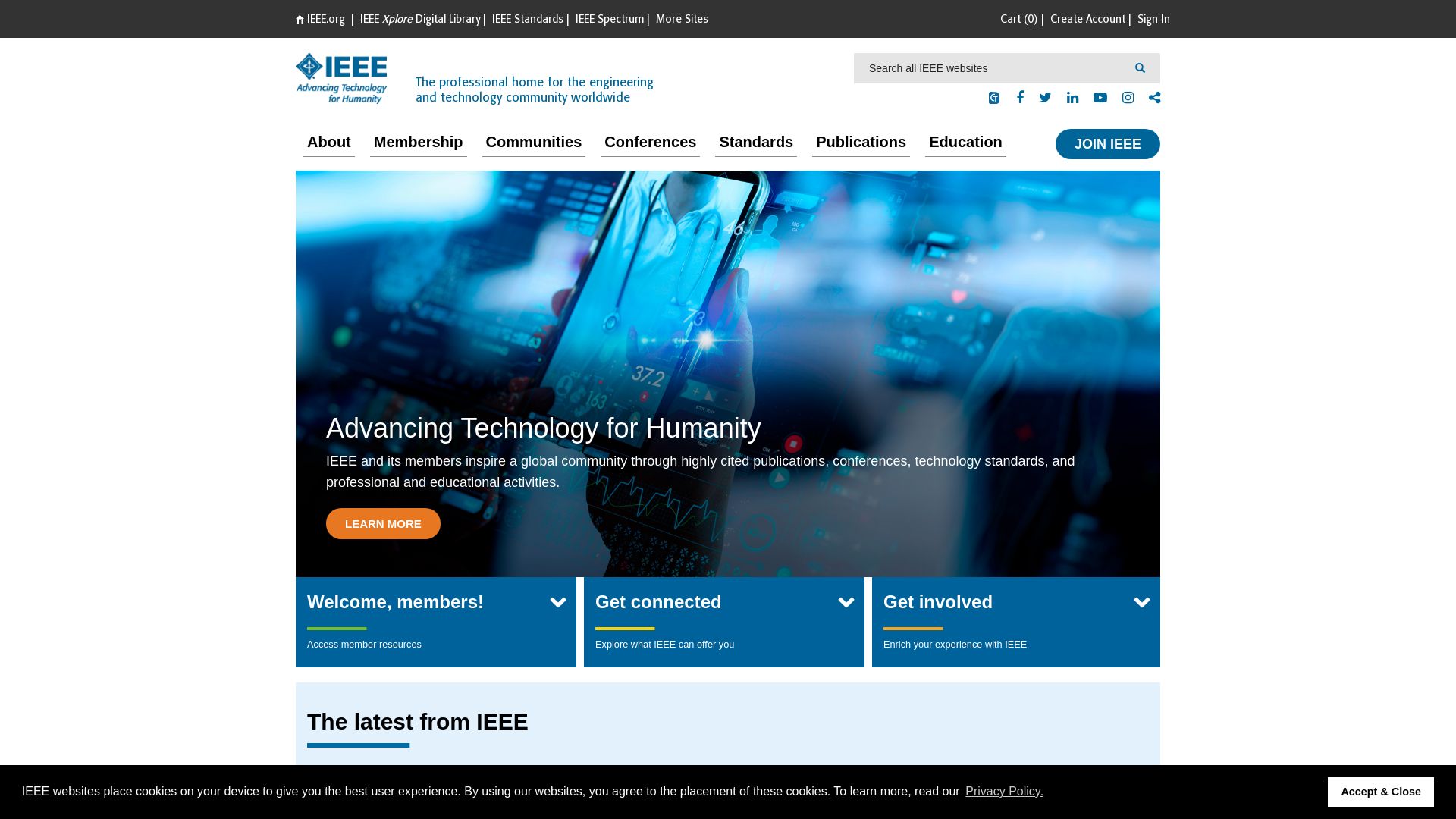 Webseitenstatus ieee.org ist   ONLINE