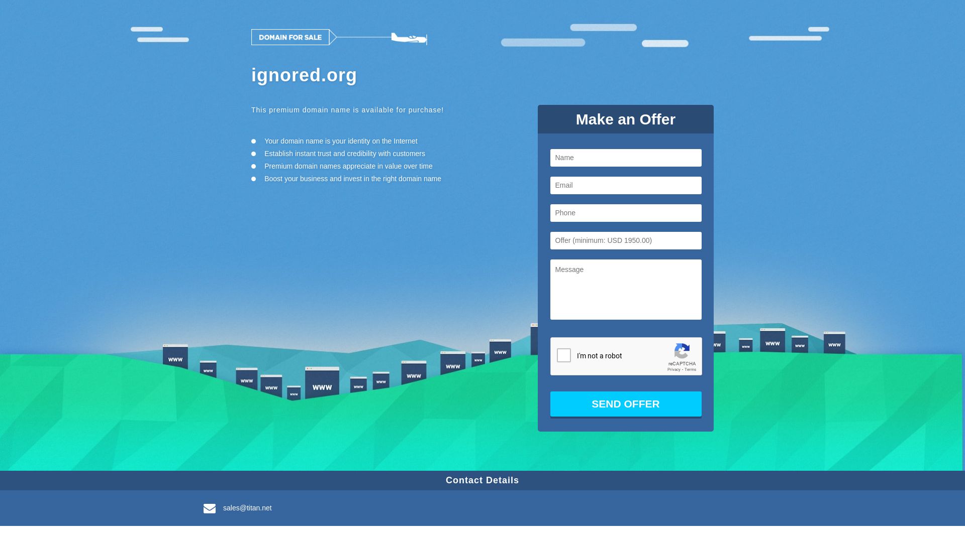 Webseitenstatus ignored.org ist   ONLINE