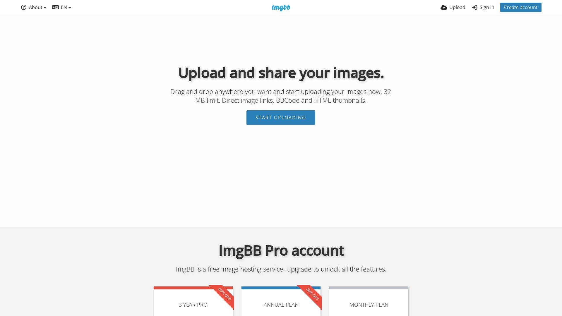 Webseitenstatus imgbb.com ist   ONLINE