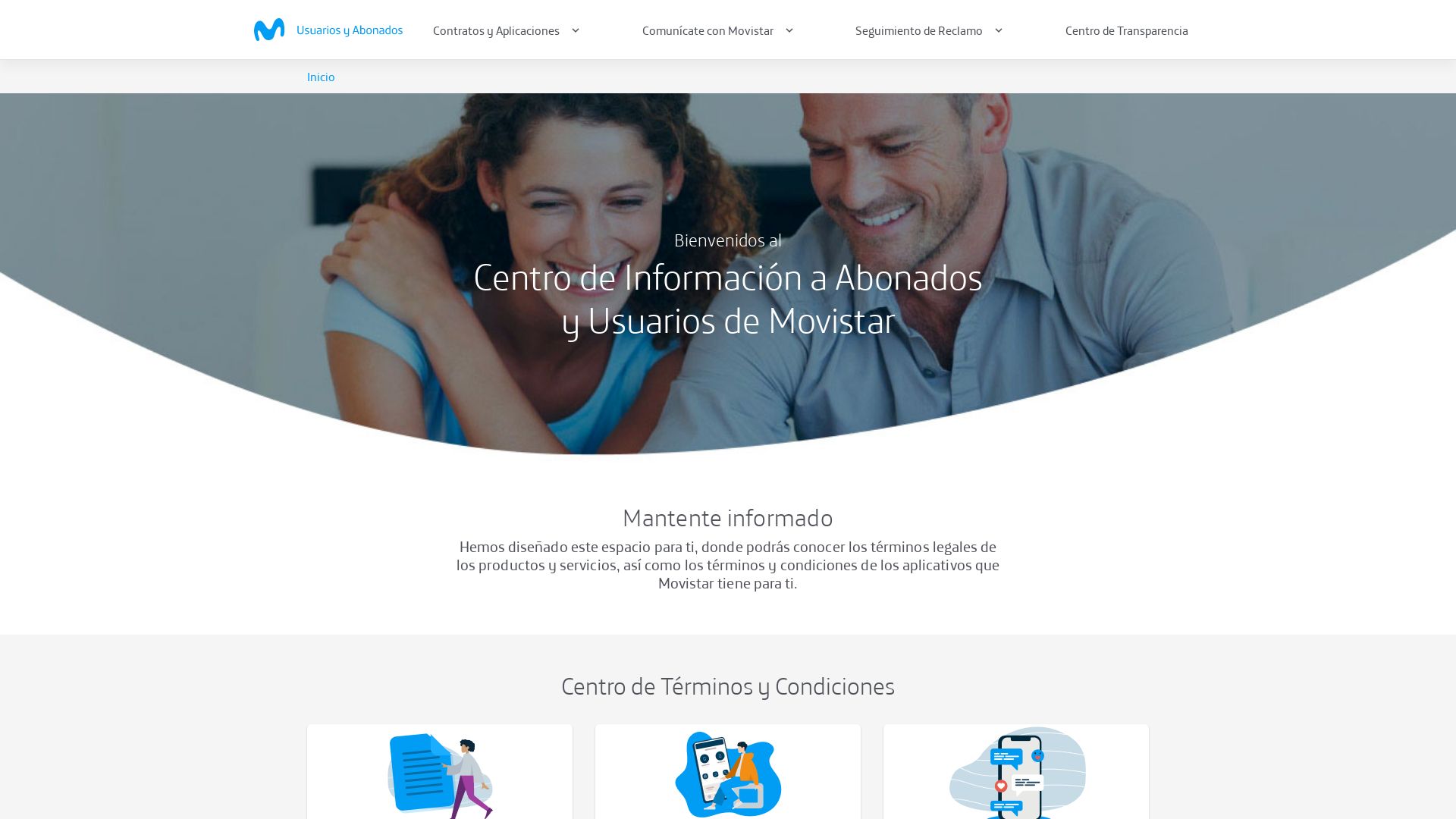 Webseitenstatus infoabonados.movistar.com.pe ist   ONLINE