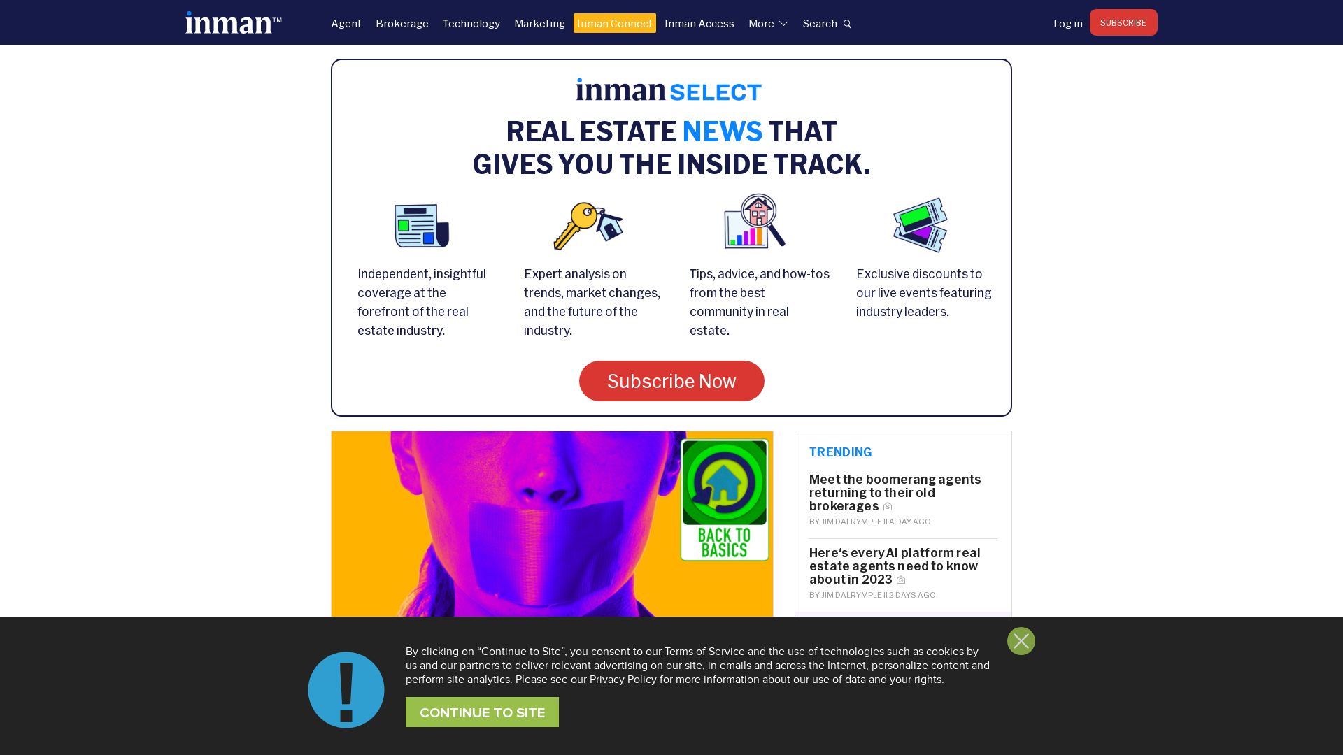 Webseitenstatus inman.com ist   ONLINE