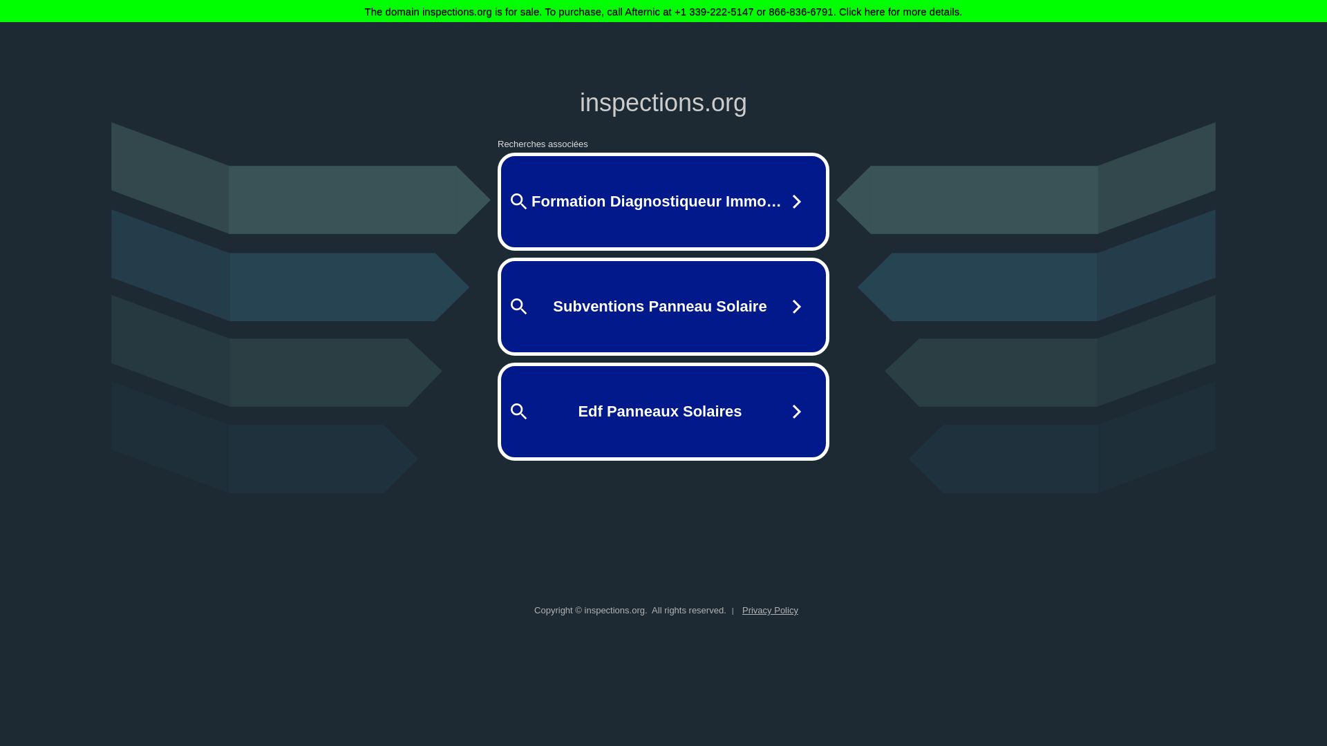 Webseitenstatus inspections.org ist   ONLINE