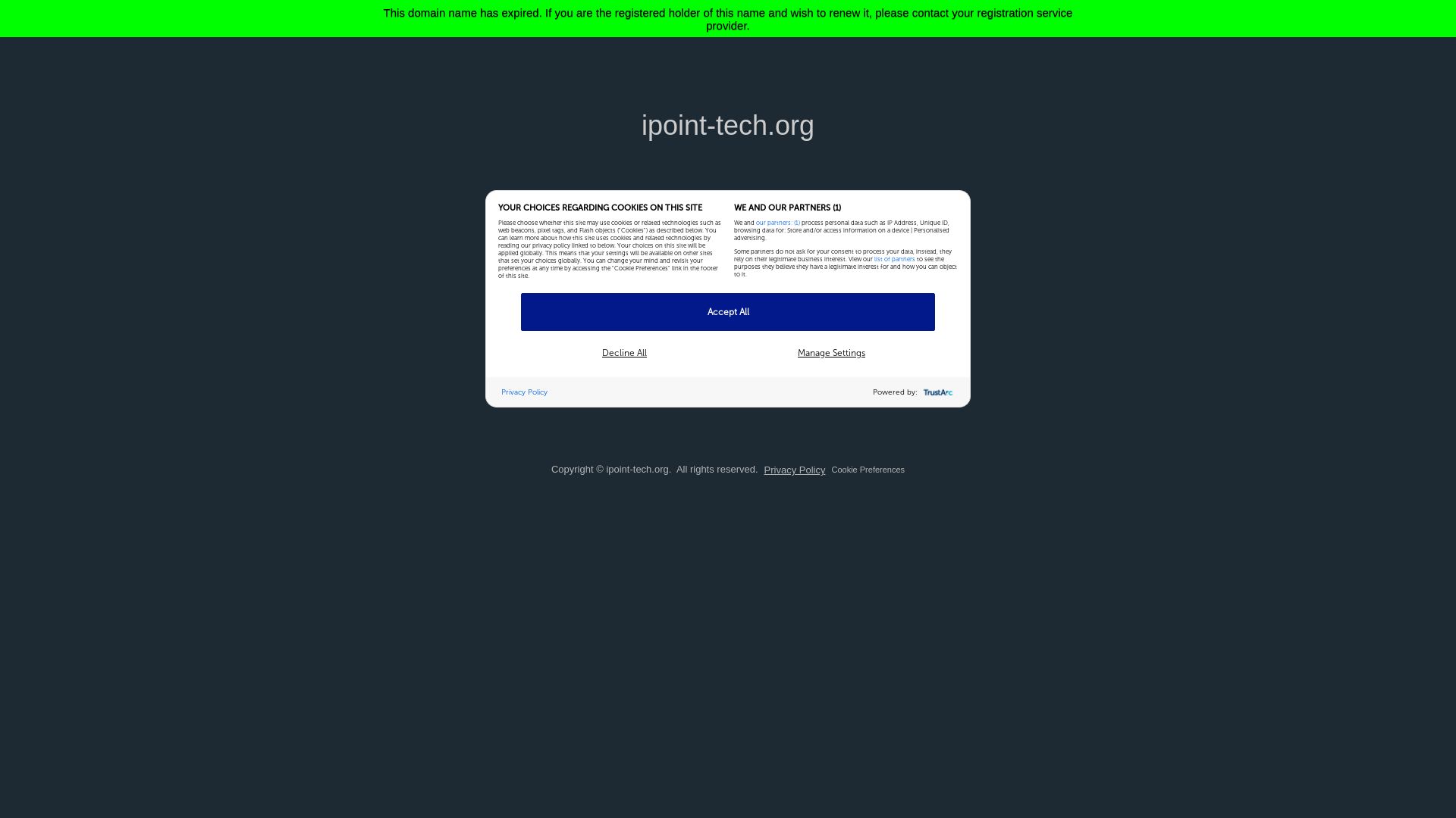 Webseitenstatus ipoint-tech.org ist   ONLINE