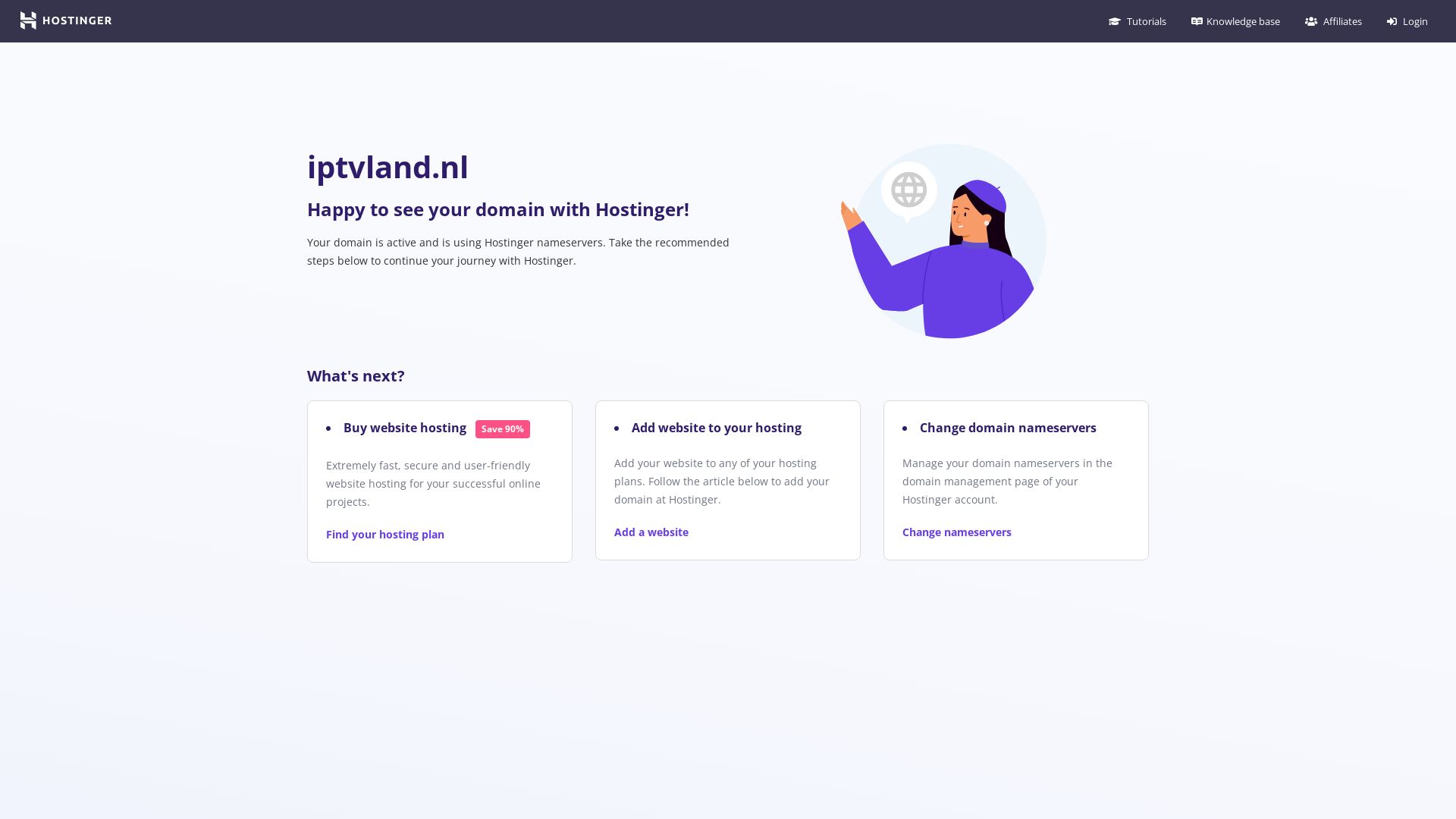 Webseitenstatus iptvland.nl ist   ONLINE