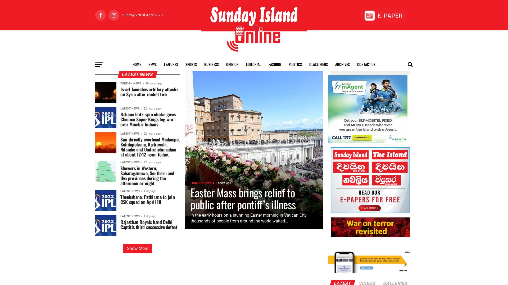 Webseitenstatus island.lk ist   ONLINE