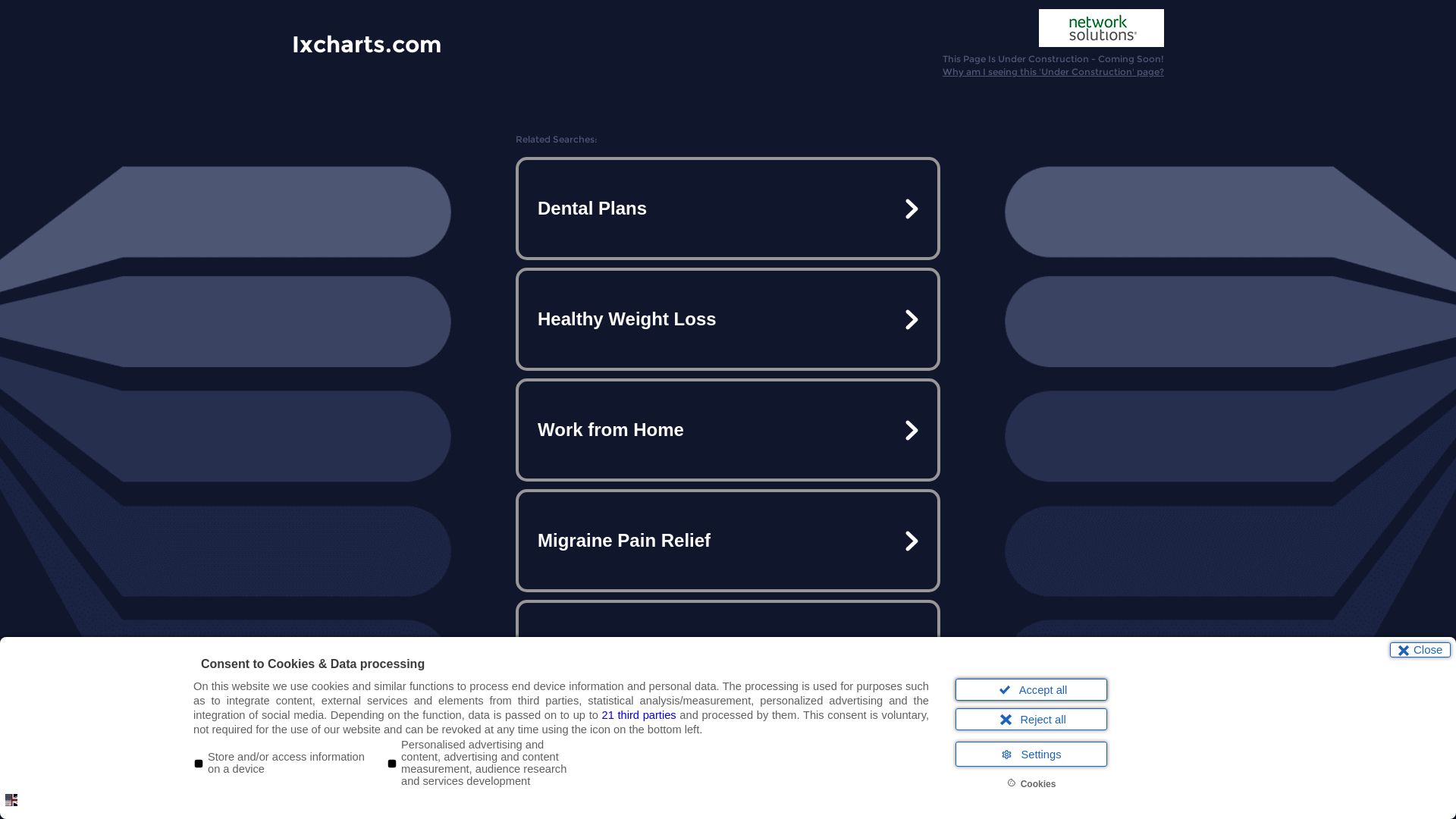 Webseitenstatus ixcharts.com ist   ONLINE