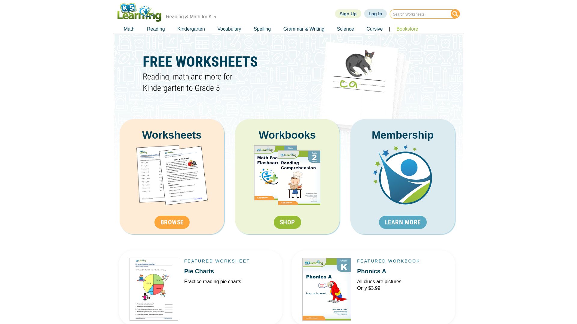 Webseitenstatus k5learning.com ist   ONLINE