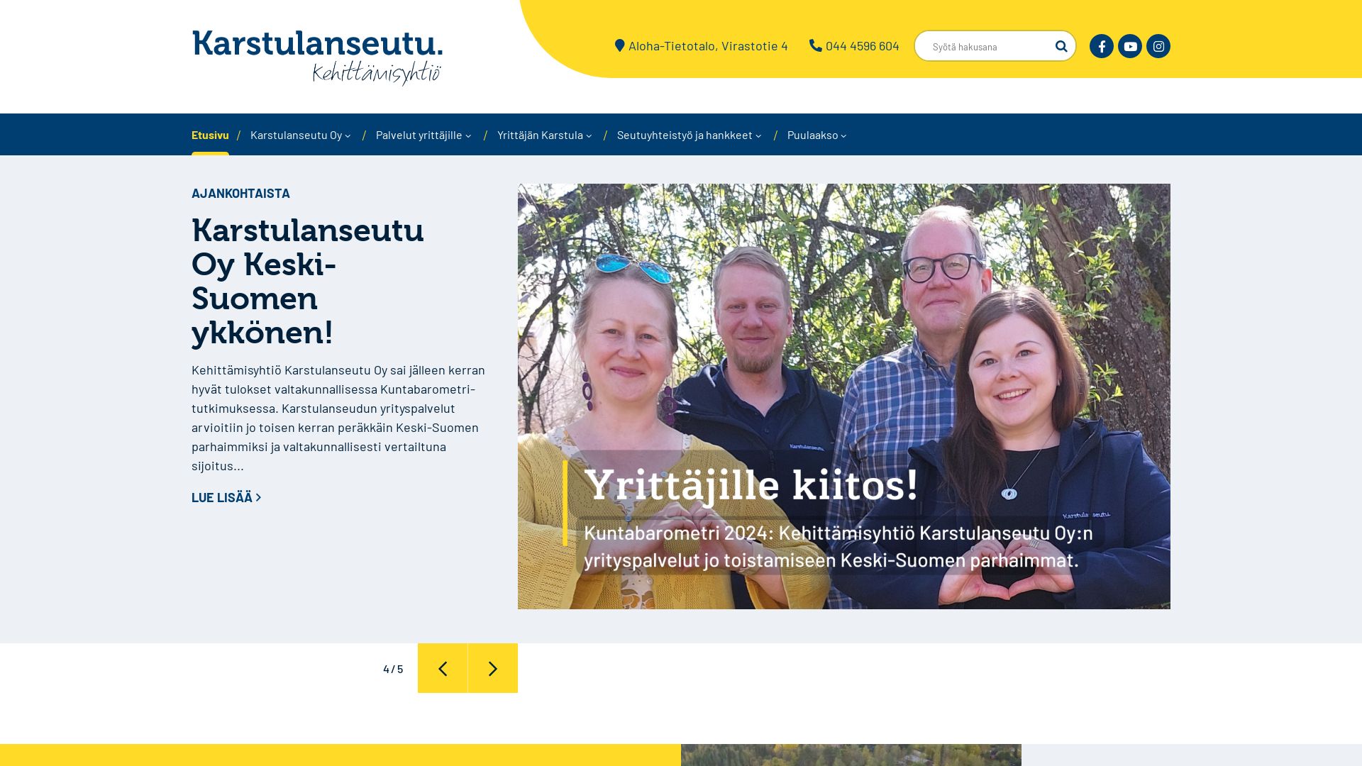 Webseitenstatus karstulanseutu.fi ist   ONLINE