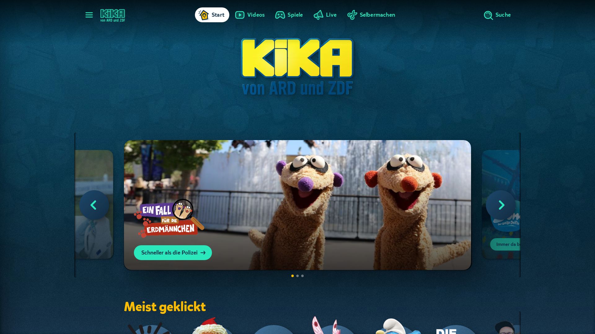 Webseitenstatus kika.de ist   ONLINE