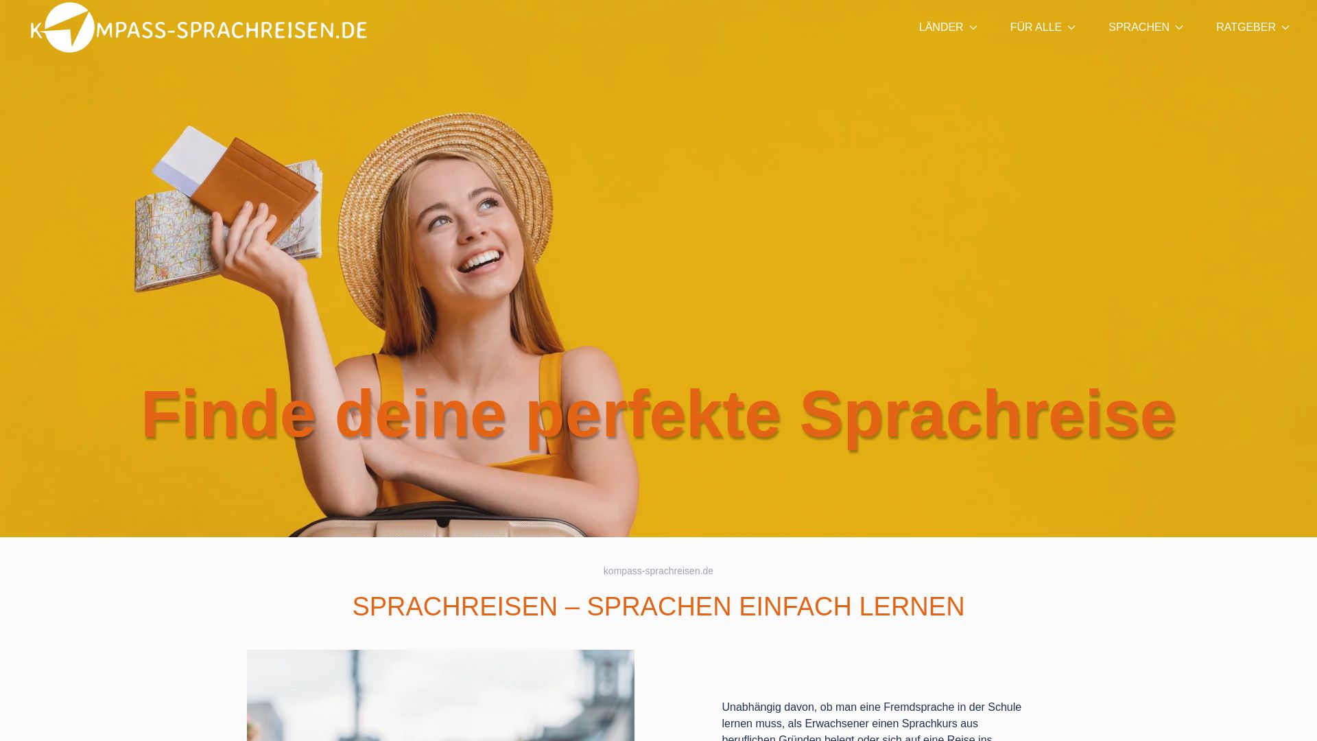 Webseitenstatus kompass-sprachreisen.de ist   ONLINE