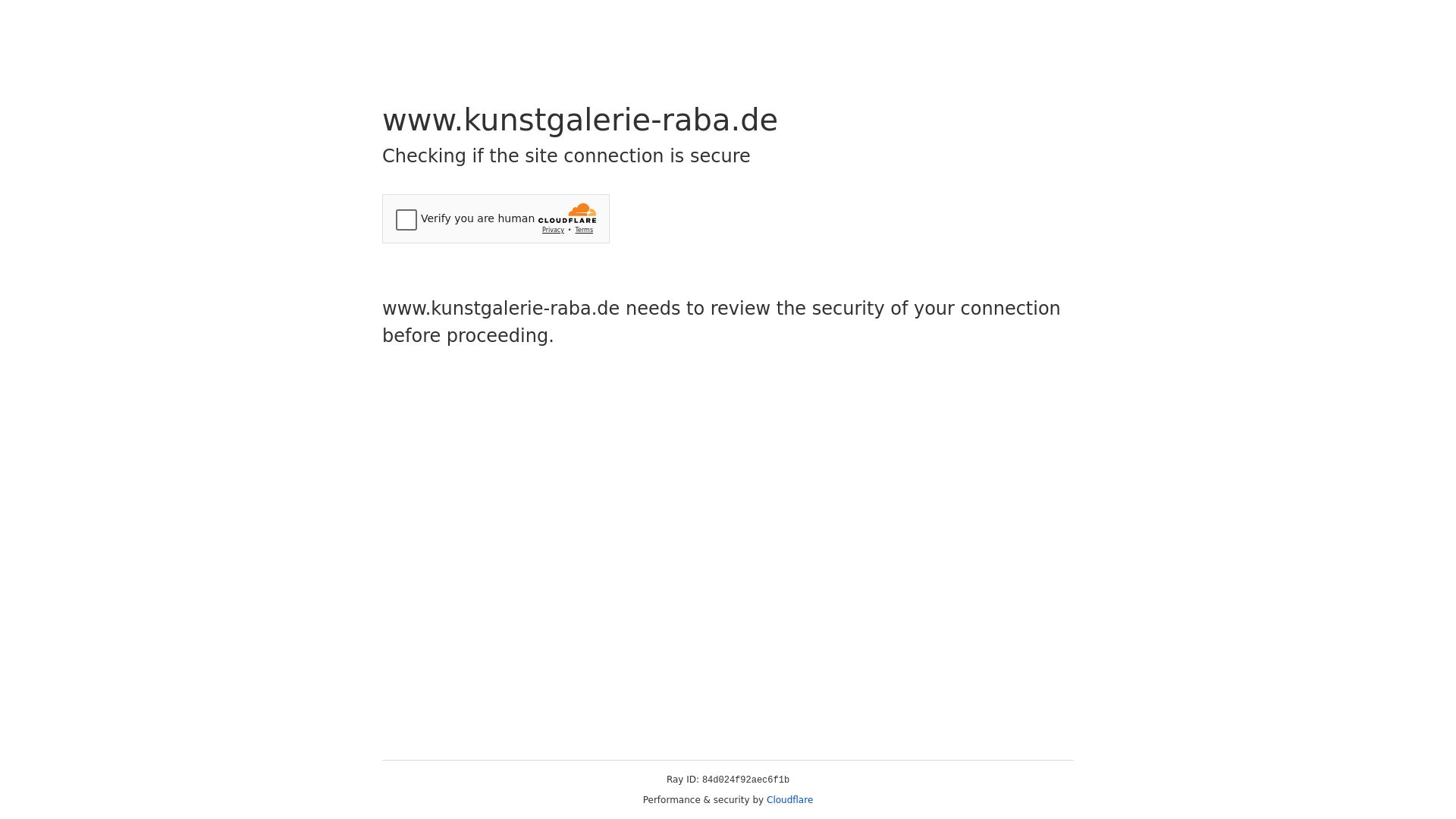 Webseitenstatus kunstgalerie-raba.de ist   ONLINE