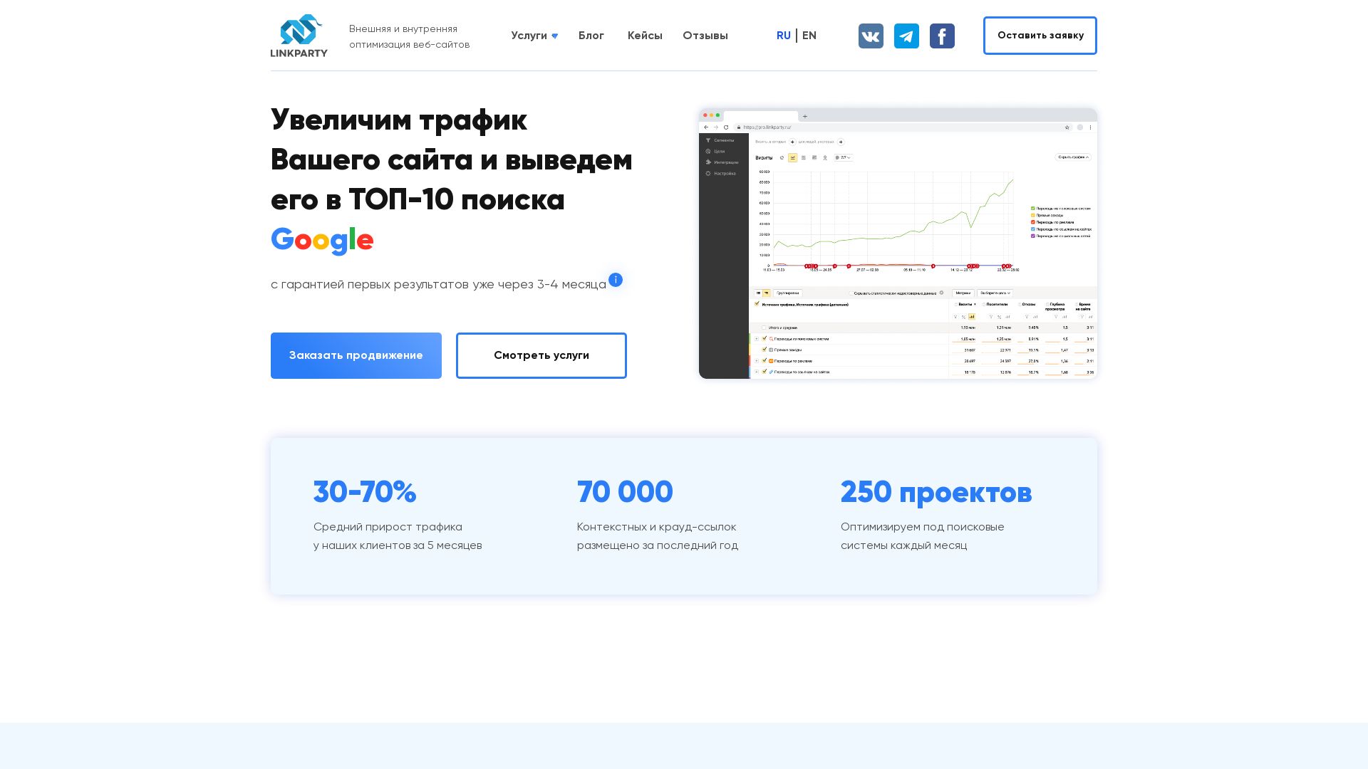Webseitenstatus linkparty.ru ist   ONLINE