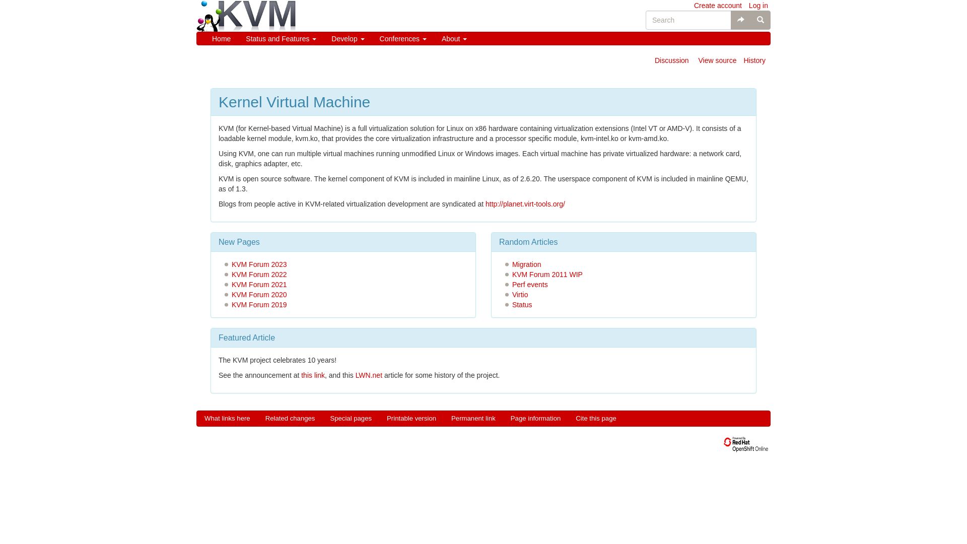Webseitenstatus linux-kvm.org ist   ONLINE