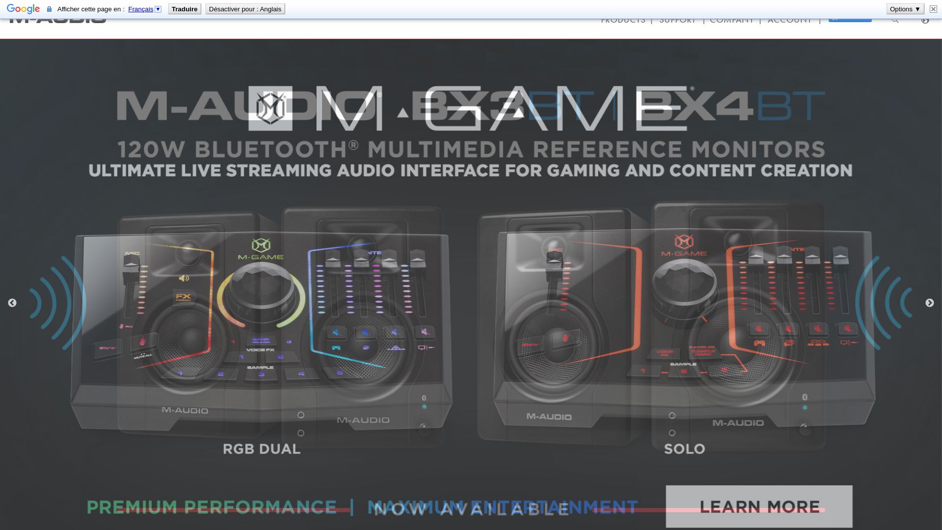 Webseitenstatus m-audio.com ist   ONLINE