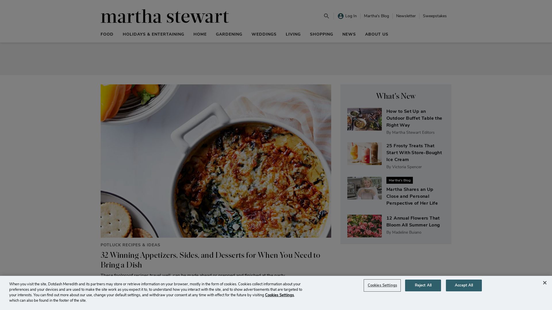 Webseitenstatus marthastewart.com ist   ONLINE