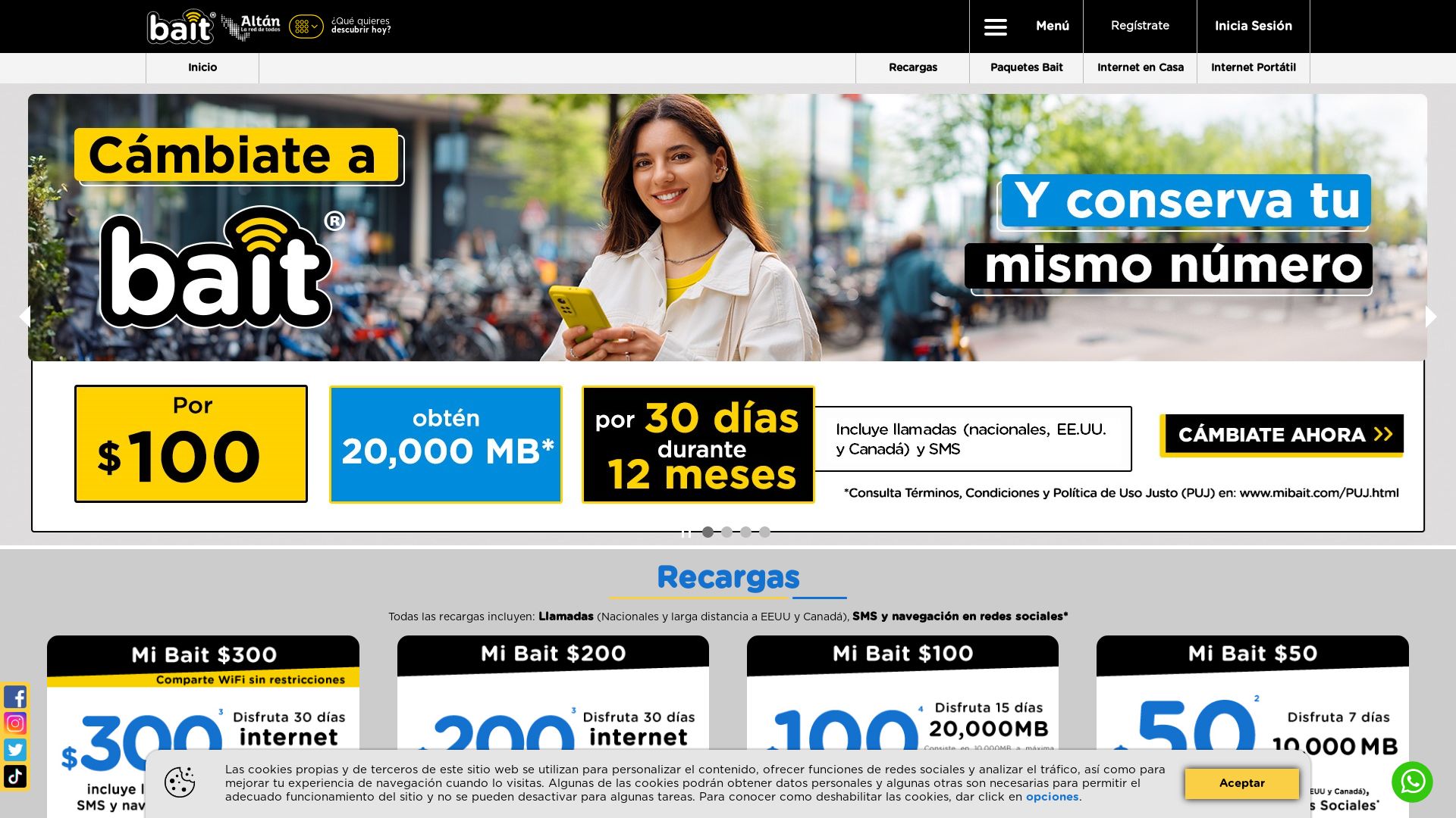 Webseitenstatus mibait.com ist   ONLINE