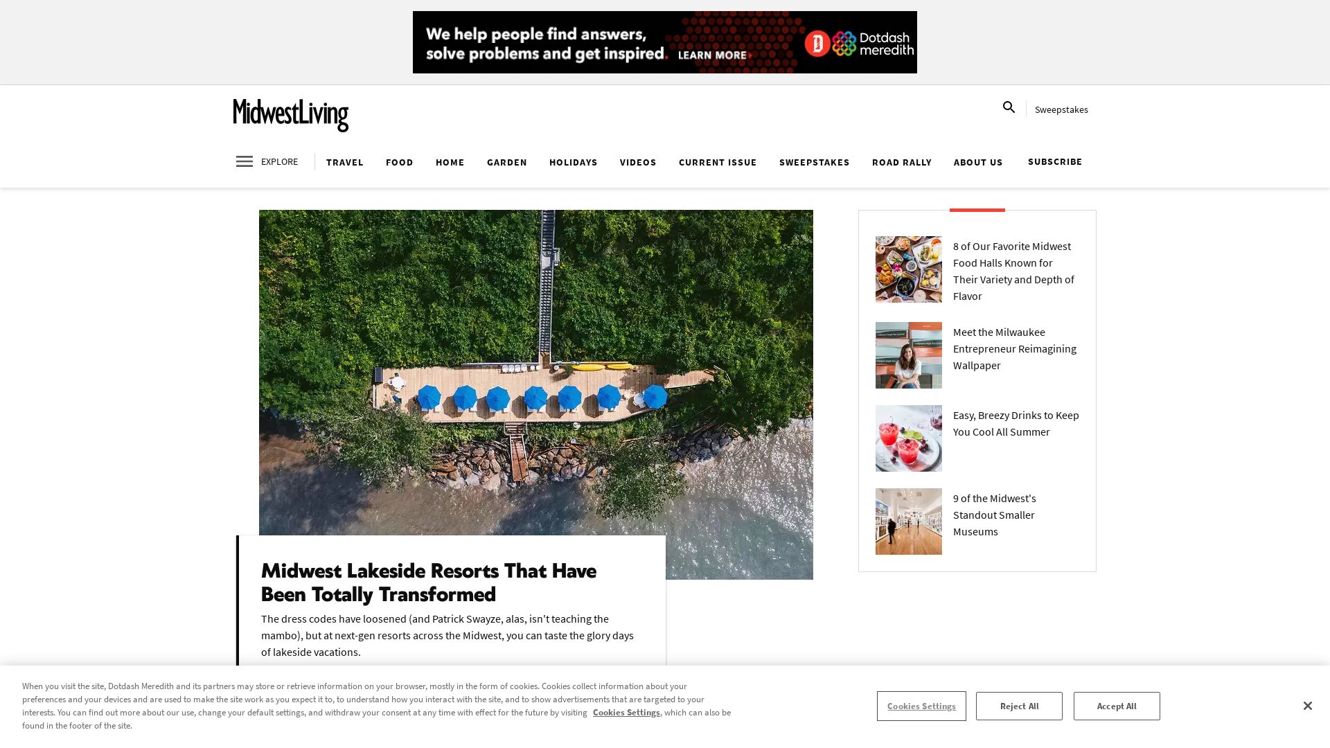 Webseitenstatus midwestliving.com ist   ONLINE