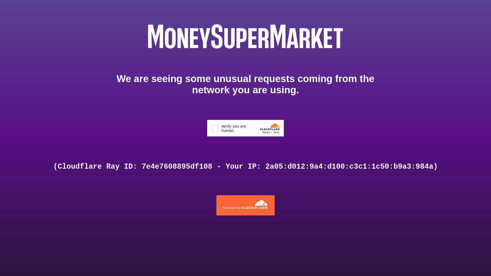 Webseitenstatus moneysupermarket.com ist   ONLINE