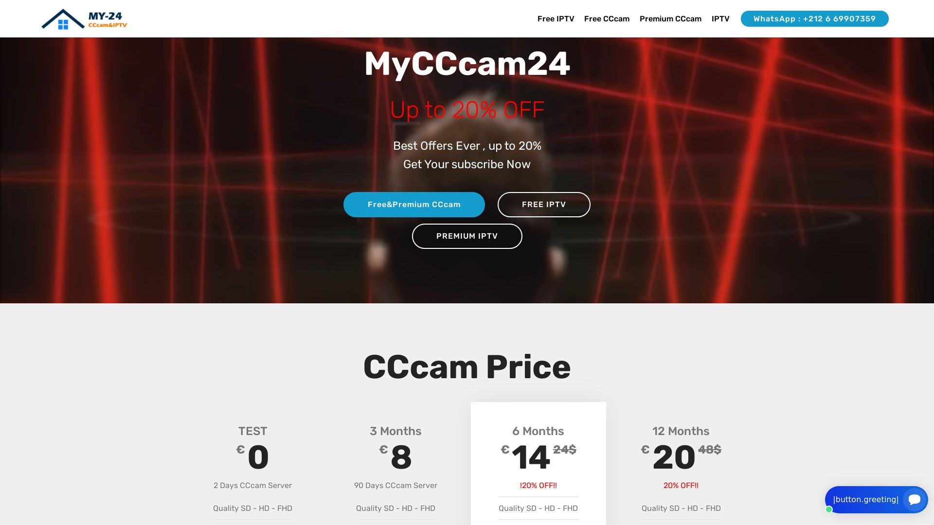 Webseitenstatus mycccam24.com ist   ONLINE