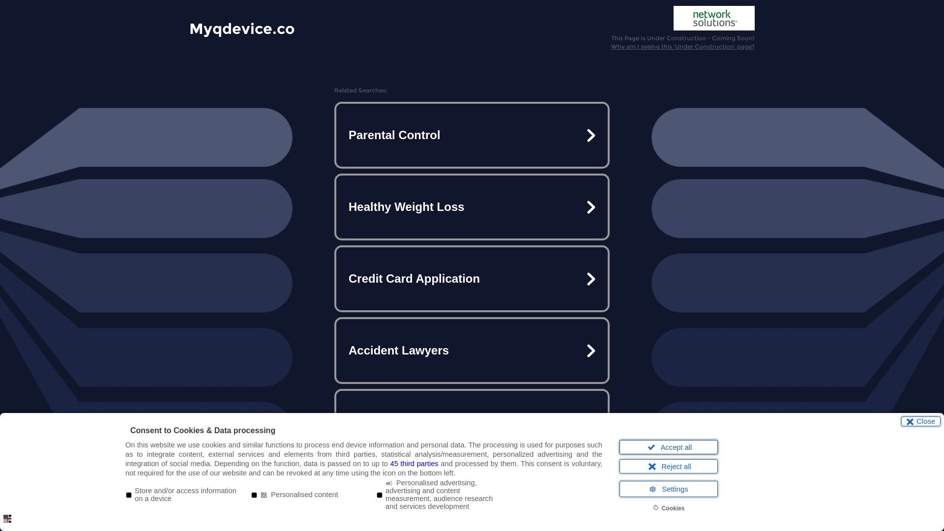 Webseitenstatus myqdevice.co ist   ONLINE