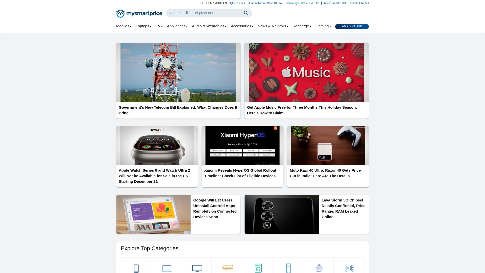 Webseitenstatus mysmartprice.com ist   ONLINE
