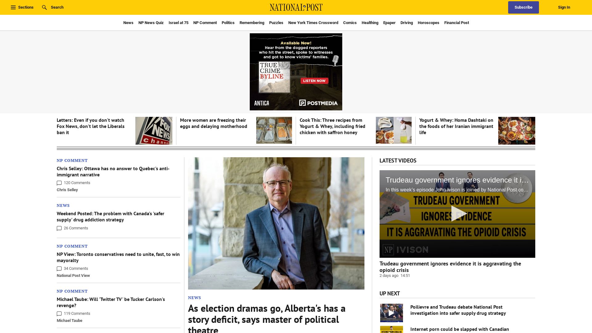 Webseitenstatus nationalpost.com ist   ONLINE