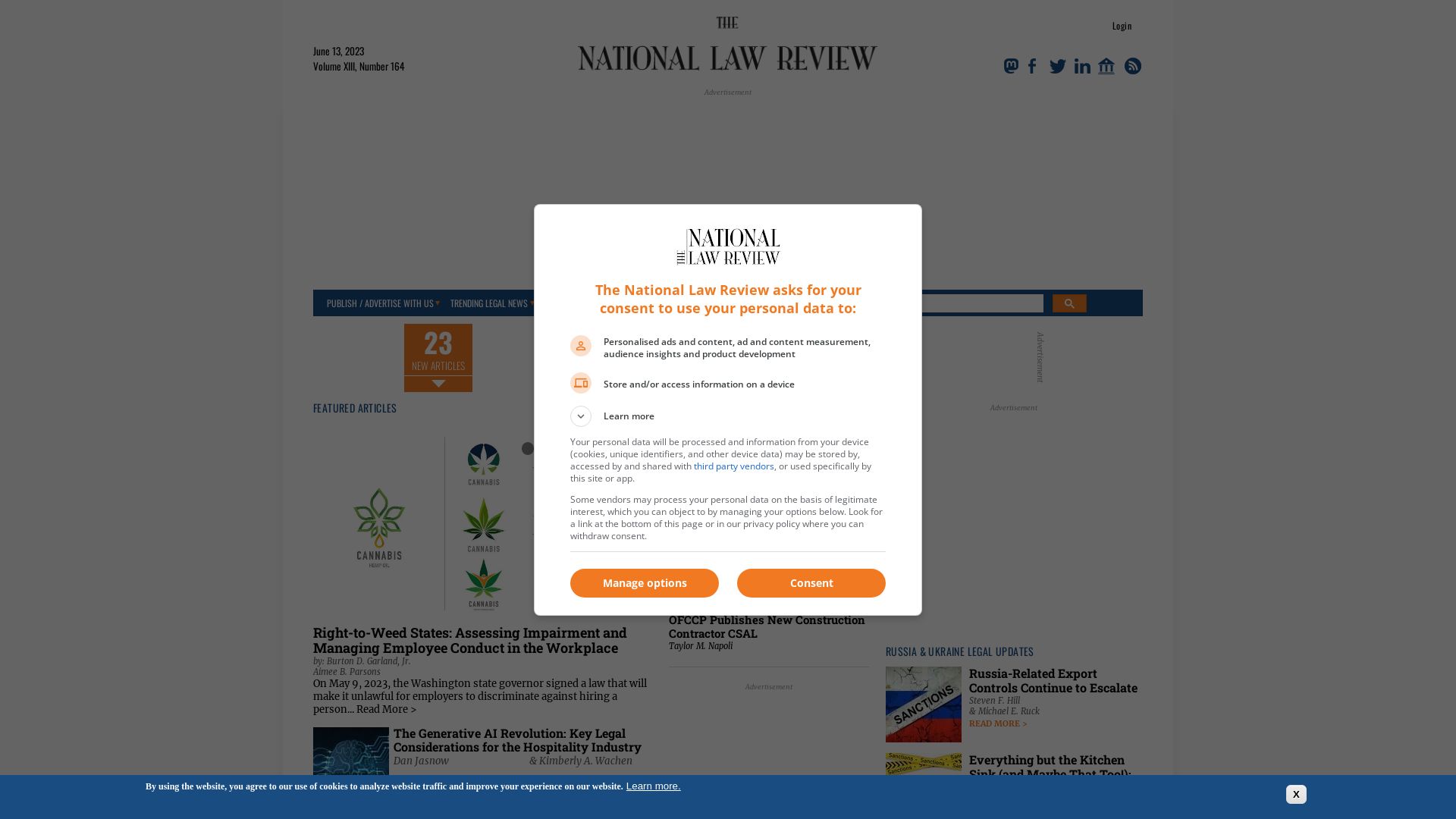 Webseitenstatus natlawreview.com ist   ONLINE