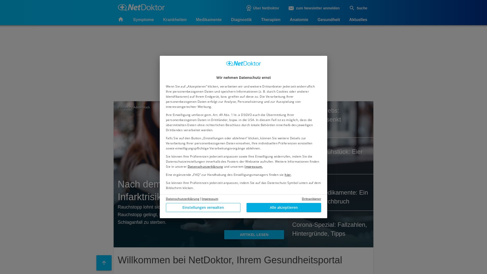 Webseitenstatus netdoktor.de ist   ONLINE