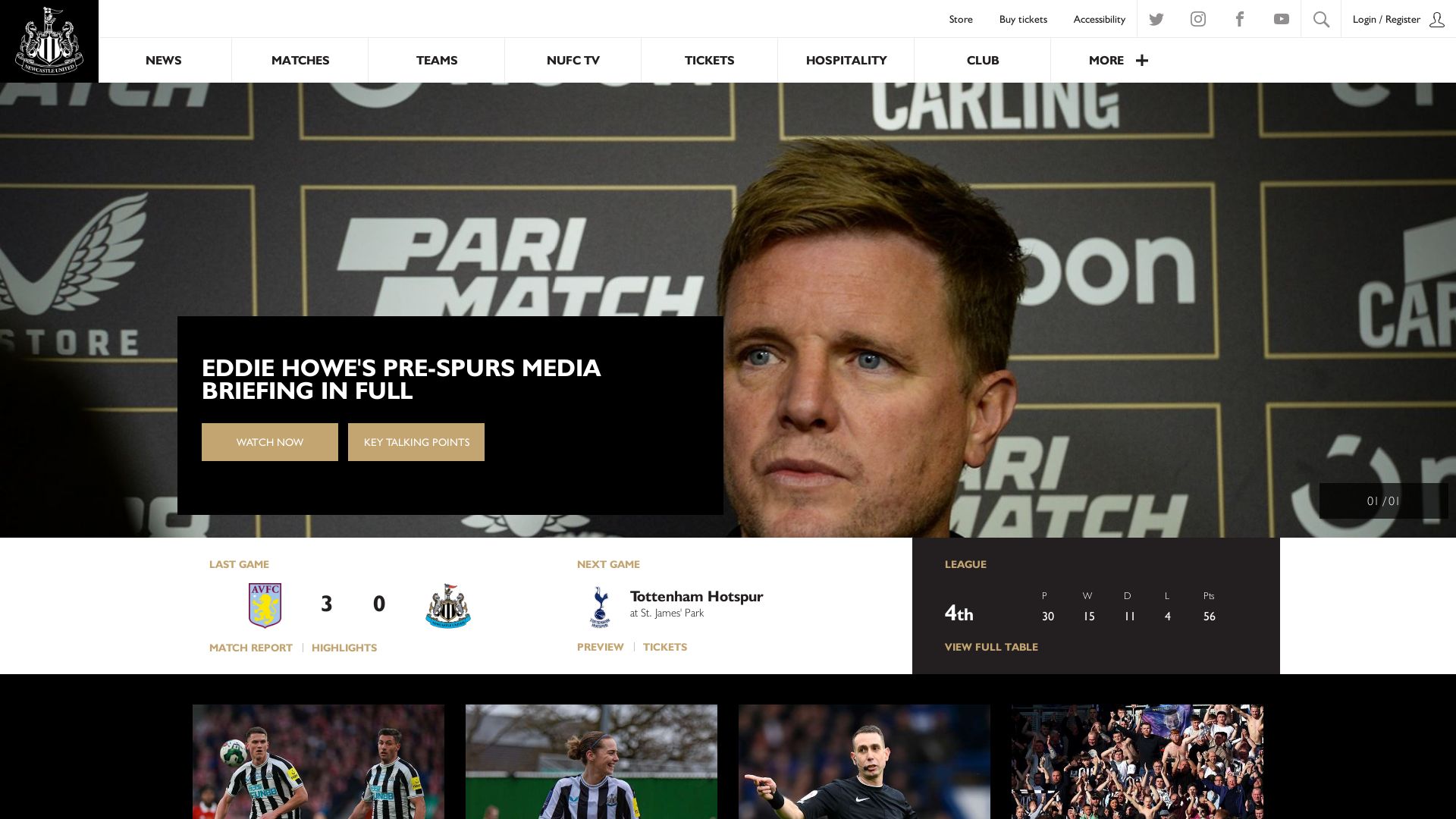 Webseitenstatus nufc.co.uk ist   ONLINE