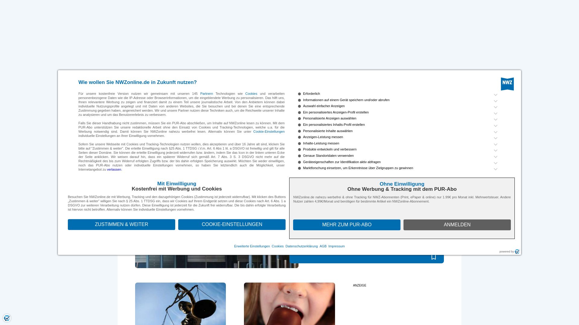 Webseitenstatus nwzonline.de ist   ONLINE